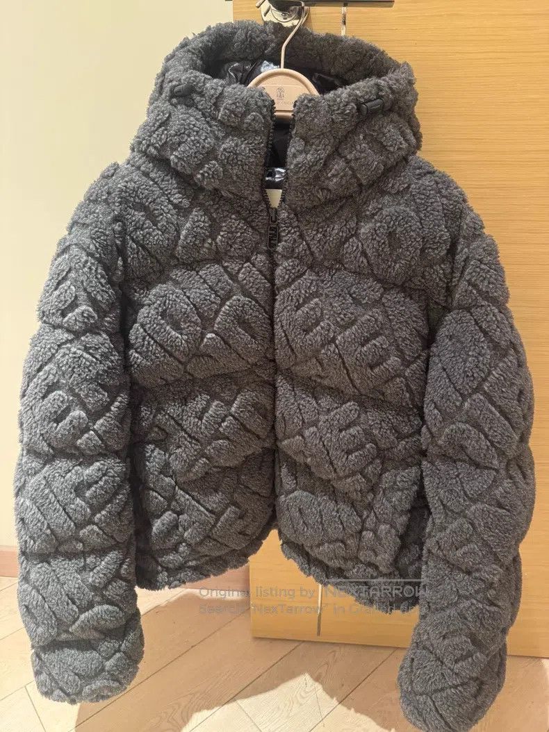 Fendi Fendi 23 Fall/Winter Camel Hair and Wool Puffer Jacket Ted Size S / US 4 / IT 40 - 1 Thumbnail