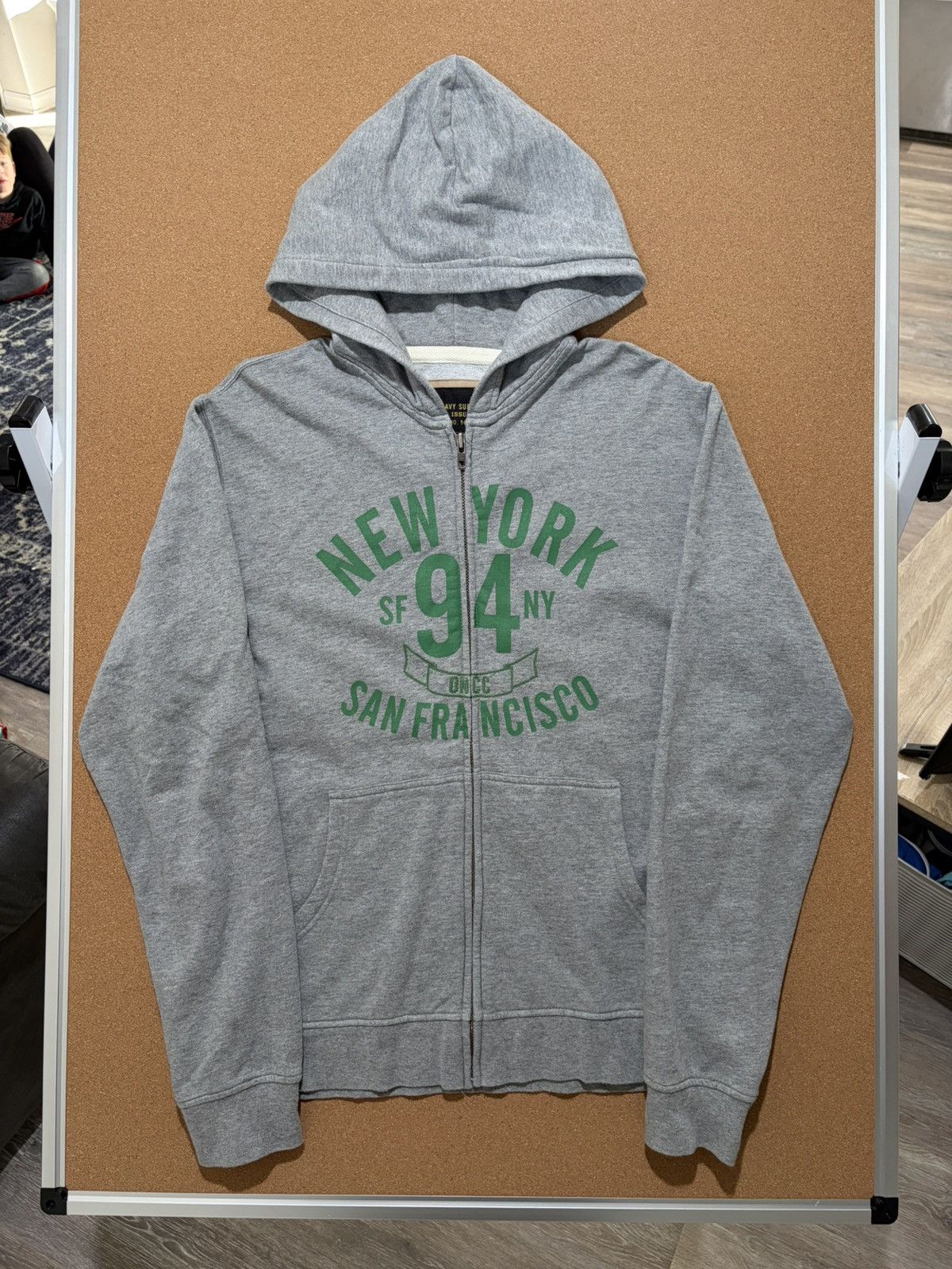 Old Navy Old Navy Surplus Hoodie Mens Full Zip New York San Francisco Size US L / EU 52-54 / 3 - 2 Thumbnail
