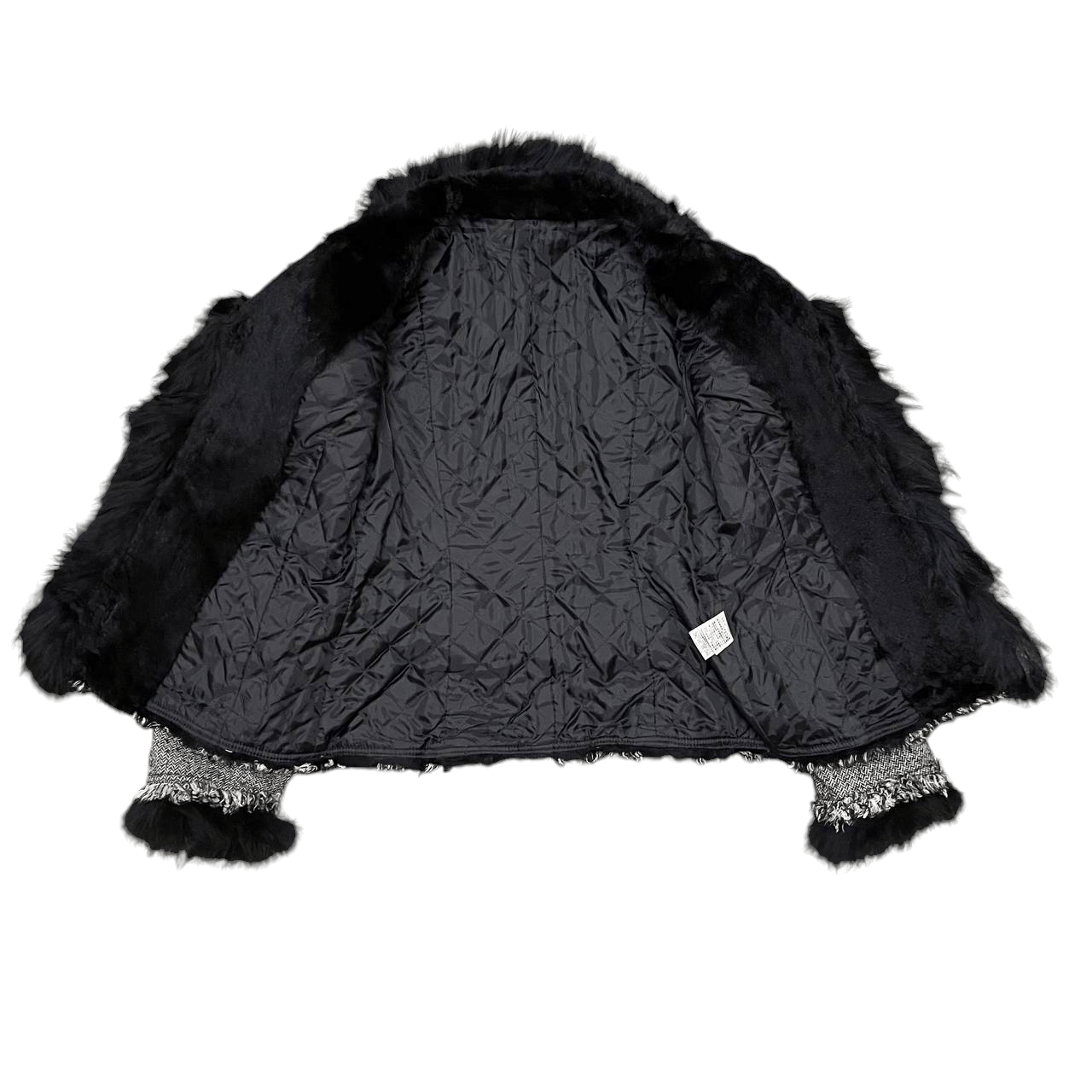 If Six Was Nine Vintage Japanese Brand Raccoon Rabbit Fur Punk Jacket goa Size M / US 6-8 / IT 42-44 - 7 Thumbnail