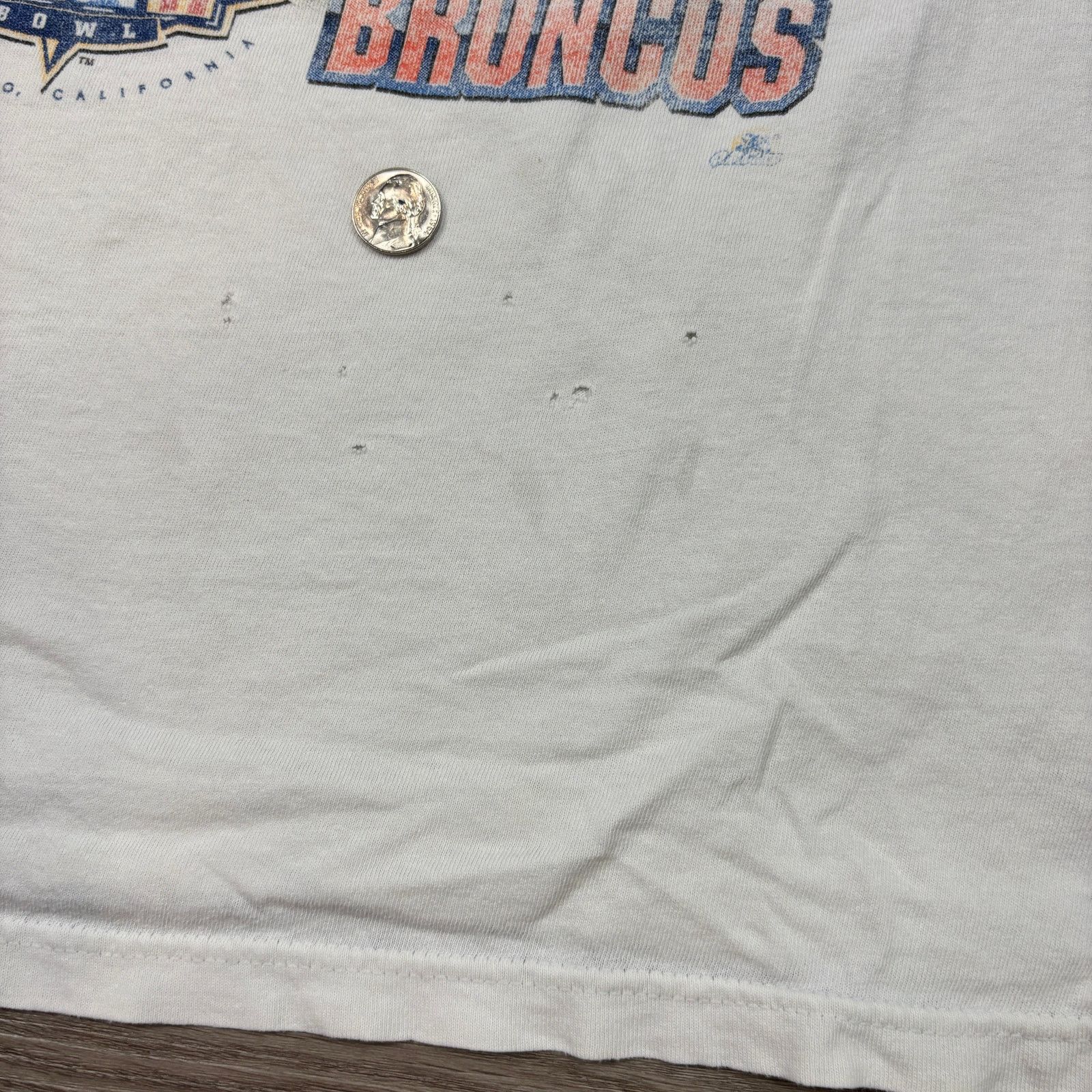 Starter × Vintage Vintage 1998 Starter Denver Broncos Superbowl T Shirt XL Size US L / EU 52-54 / 3 - 10 Thumbnail