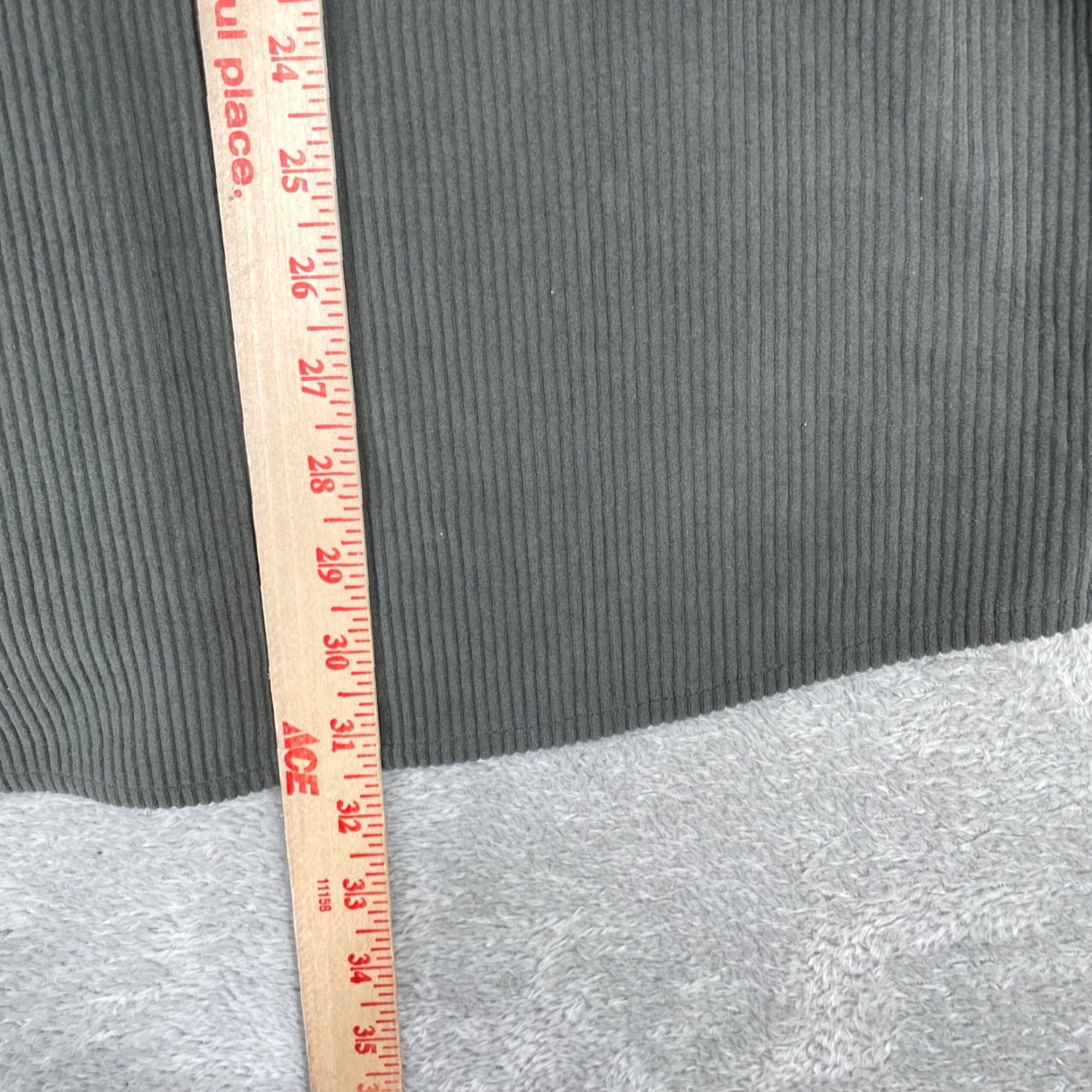 Vintage 32 Degrees Heat Corduroy Shirt Mens XL Gray Long Sleeve Button-Down Workwear Size US XL / EU 56 / 4 - 5 Thumbnail