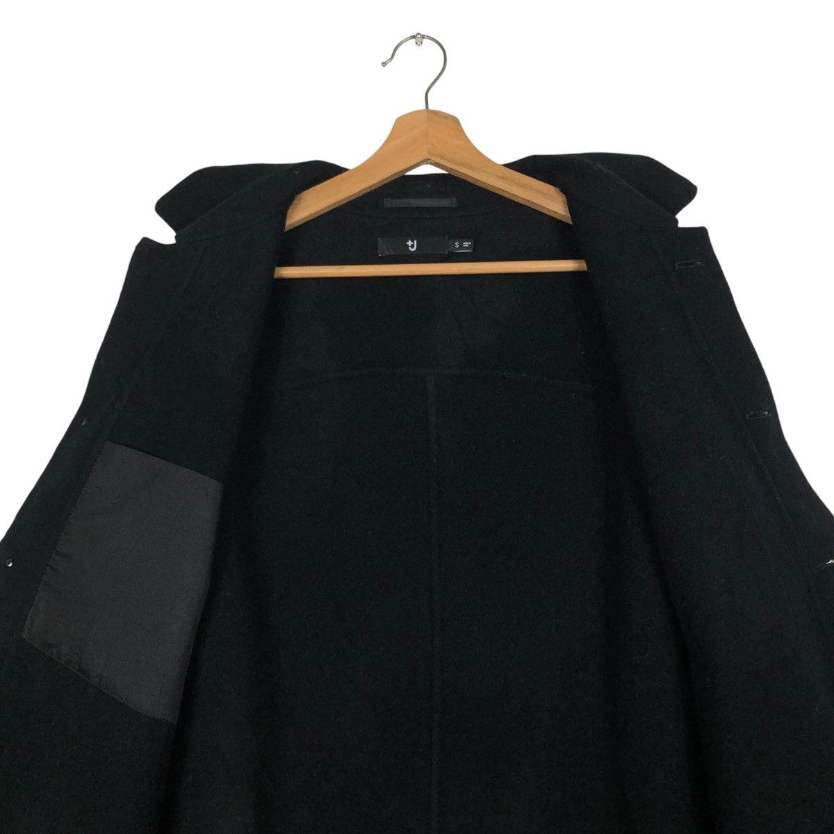 Japanese Brand 🔥VINTAGE WOOL BUTTON JACKET BIKER J+ By JILL SANDER Size US S / EU 44-46 / 1 - 16 Thumbnail