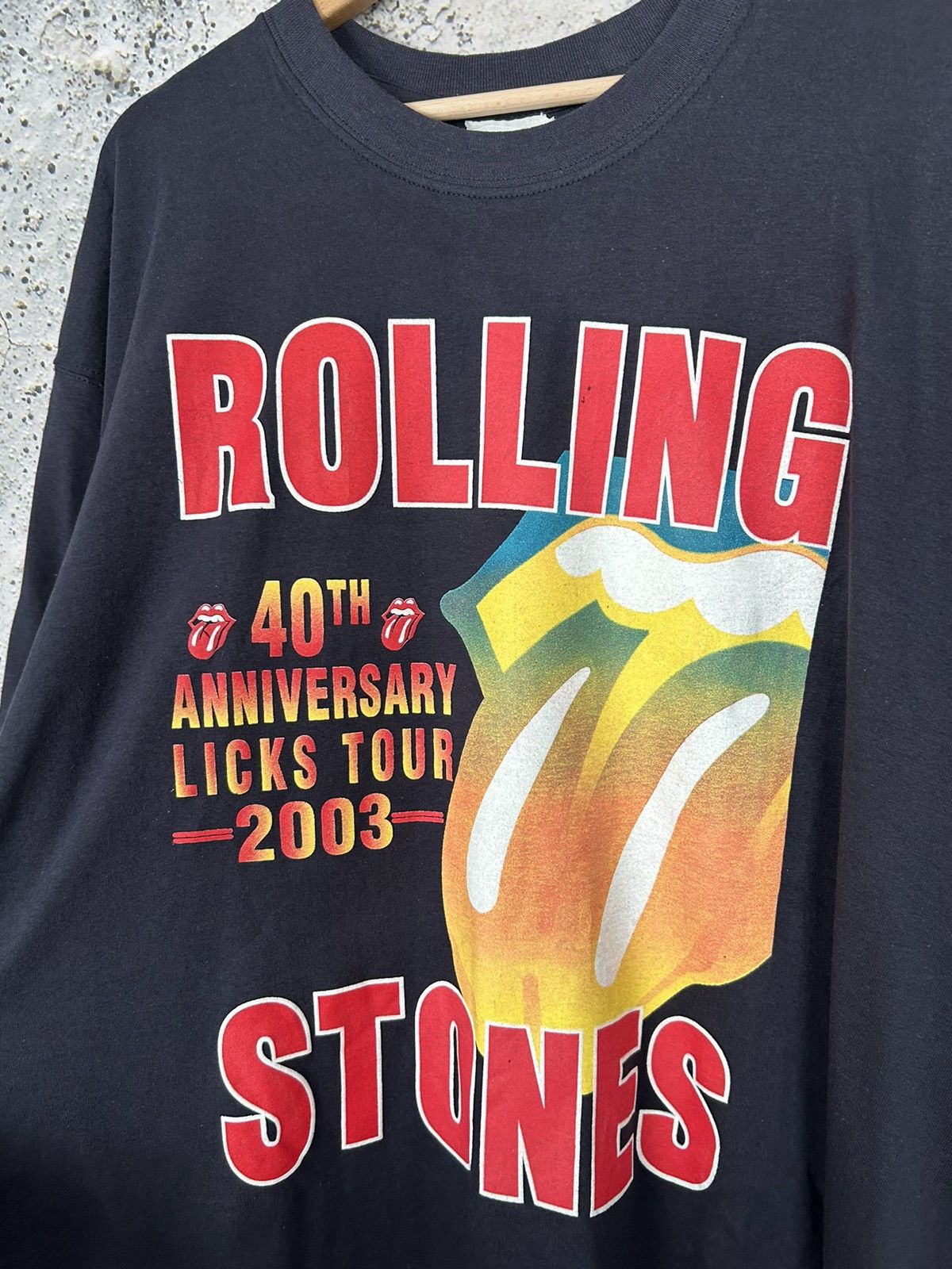 The Rolling Stones × Vintage Vintage The Rolling Stones Rock Band Tee 2003 Tour Size US XXL / EU 58 / 5 - 4 Thumbnail