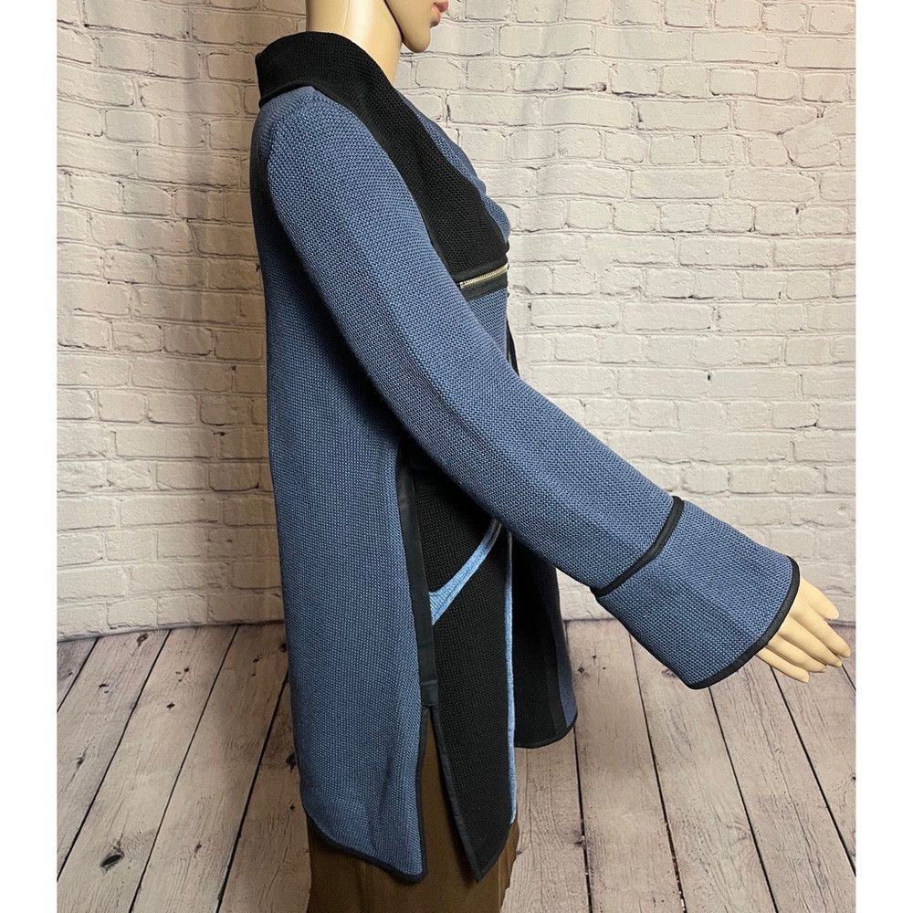 Other New Jaskar Sweater Blue Black Cotton Blend European Sweater Size L / US 10 / IT 46 - 4 Thumbnail
