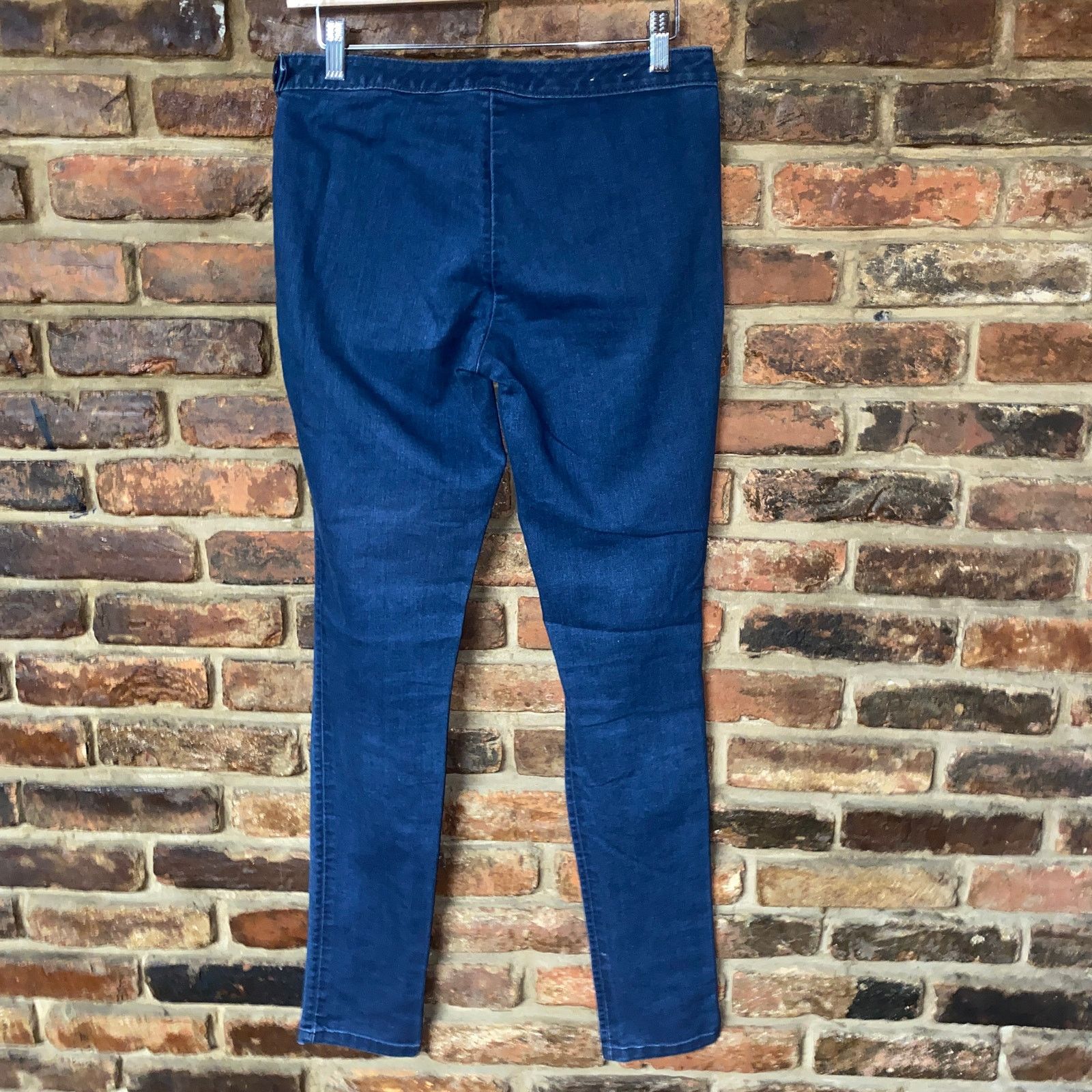 Mossimo Mossimo Dark Wash Blue Denim Skinny Side-Zip Jegging Jeans 6 Size 28" / US 6 / IT 42 - 5 Thumbnail