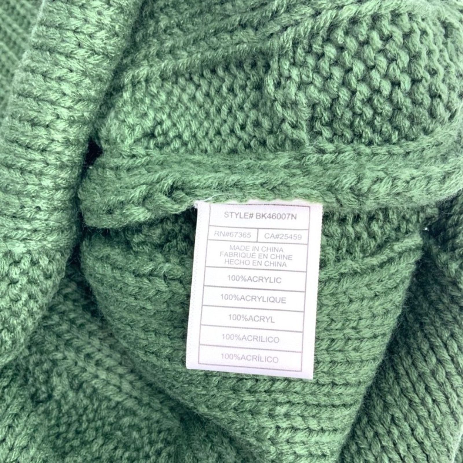 BB Dakota BB Dakota Surplus Green Cable Knit Tunic Sweater NWT Small Size S / US 4 / IT 40 - 4 Thumbnail