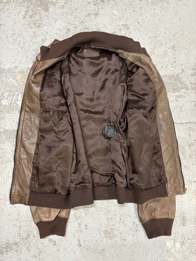 Prada FW2008 Prada Brown Leather Jacket Size US M / EU 48-50 / 2 - 7 Thumbnail