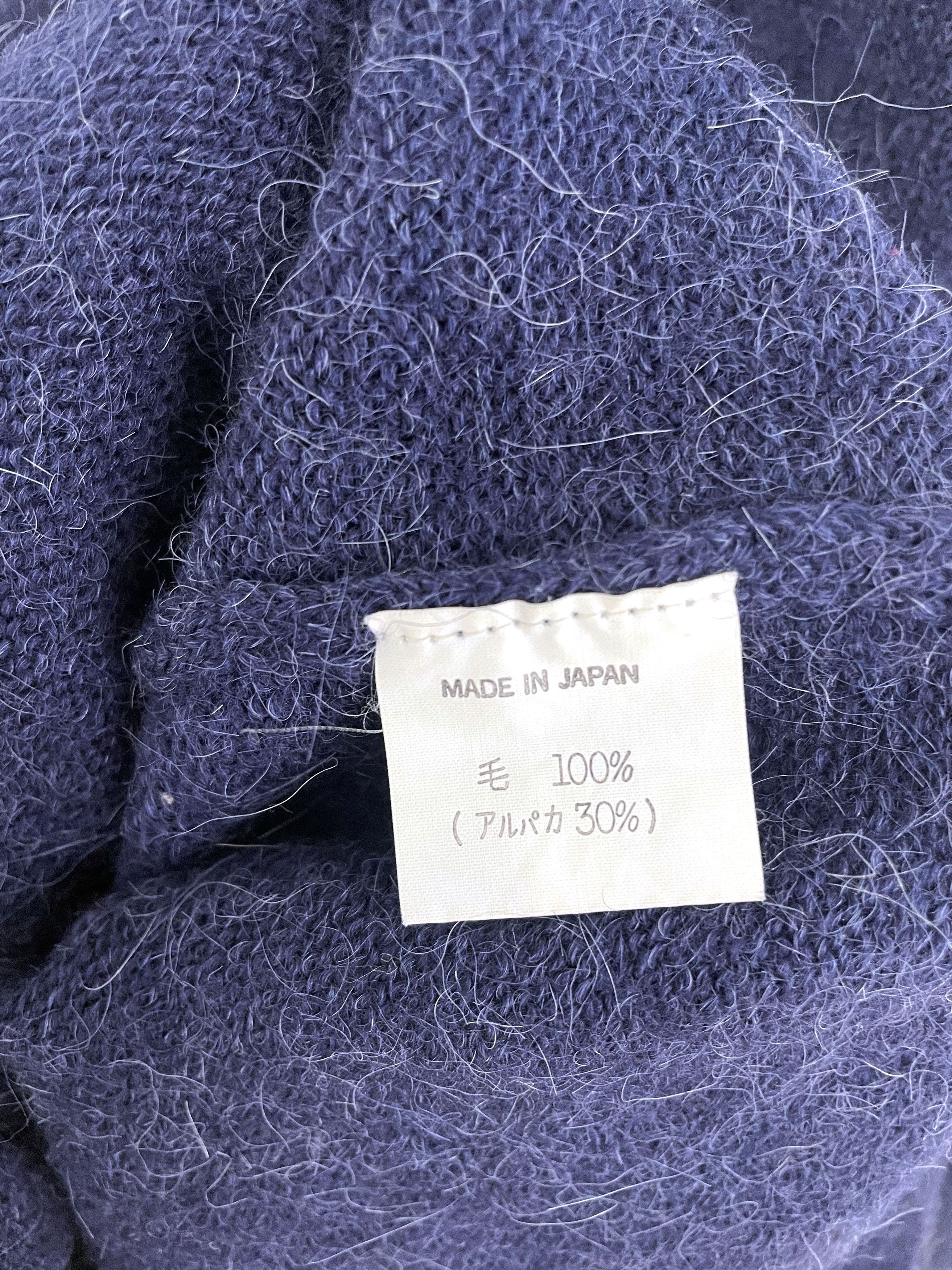 Yohji Yamamoto 80's Alpaca Blend Sweater Size US M / EU 48-50 / 2 - 4 Thumbnail