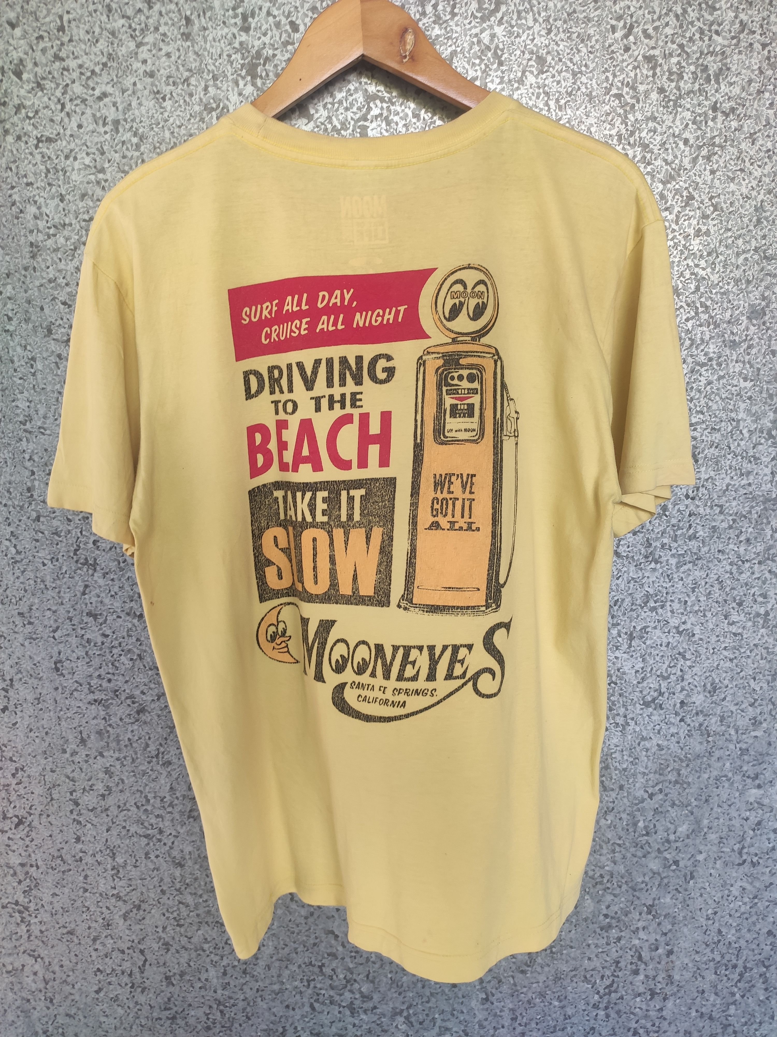 Gear for Sports 🔥 Vtg 90s Vtg Moon Eyes t shirt motor oil racing special Size US L / EU 52-54 / 3 - 1 Thumbnail