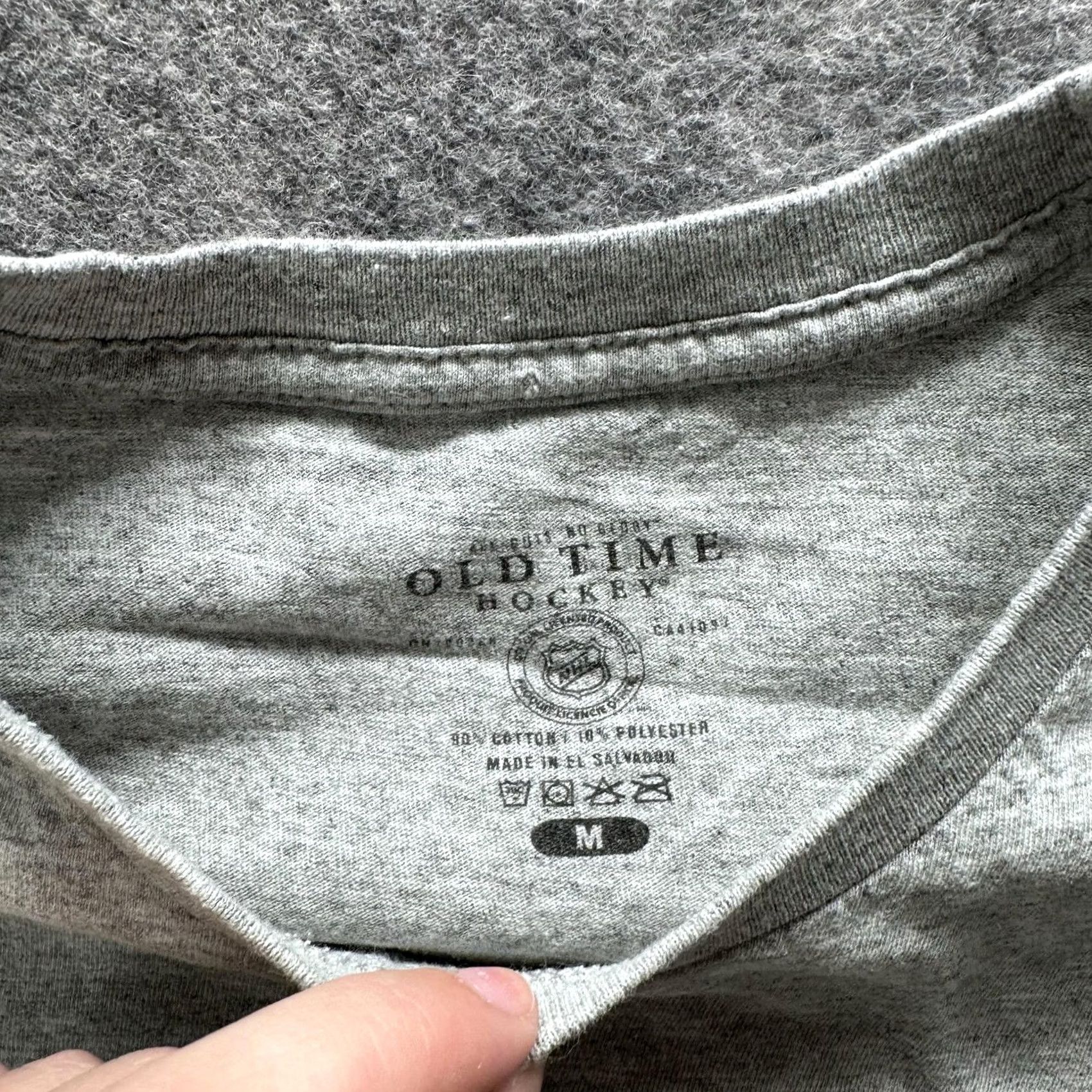 Vintage Old Time Hockey Mens Regular Gray Crewneck Graphic Shirt Size US M / EU 48-50 / 2 - 4 Thumbnail