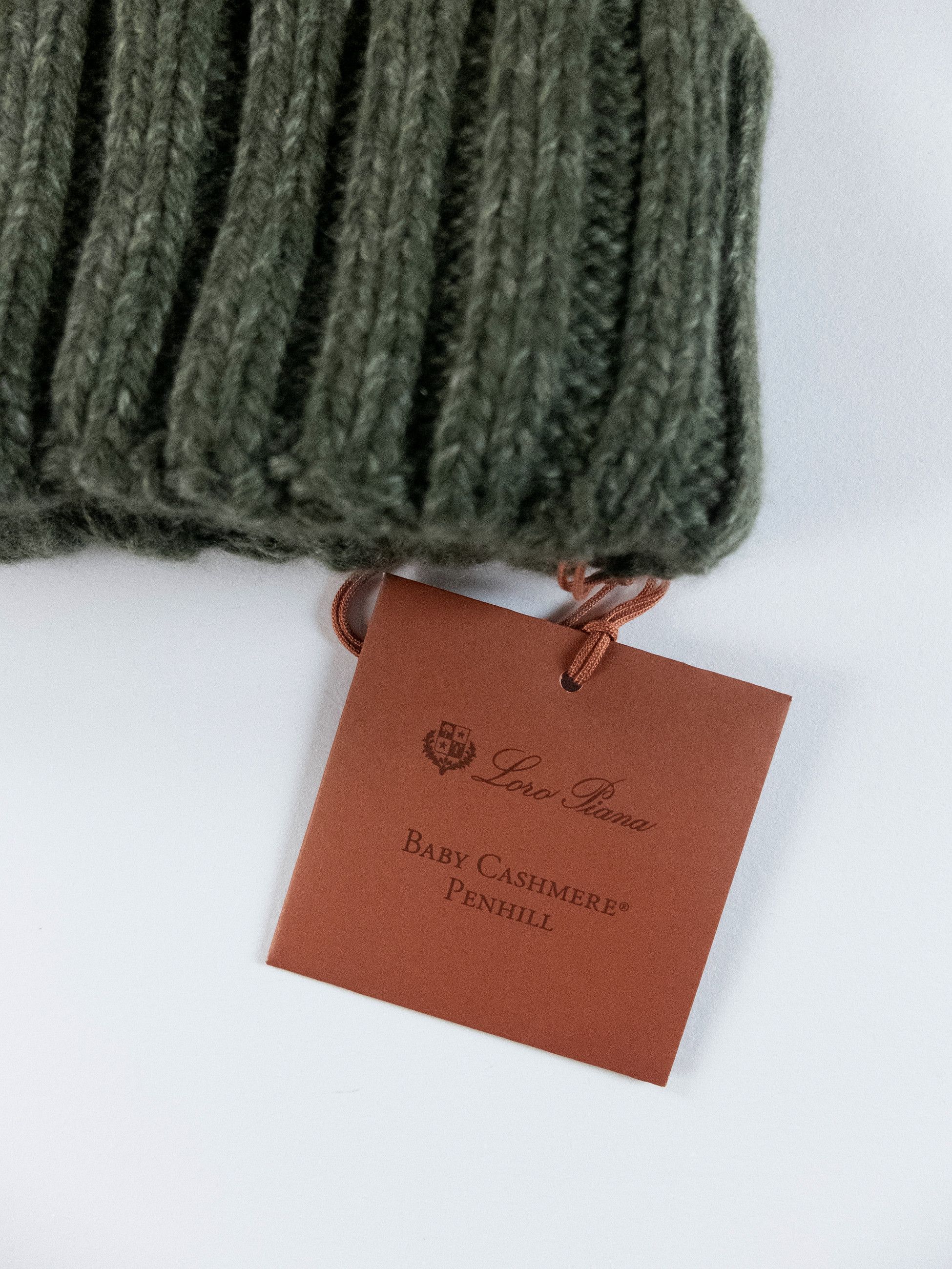 Loro Piana LORO PIANA Penhill green baby cashmere beanie hat Size ONE SIZE - 2 Thumbnail