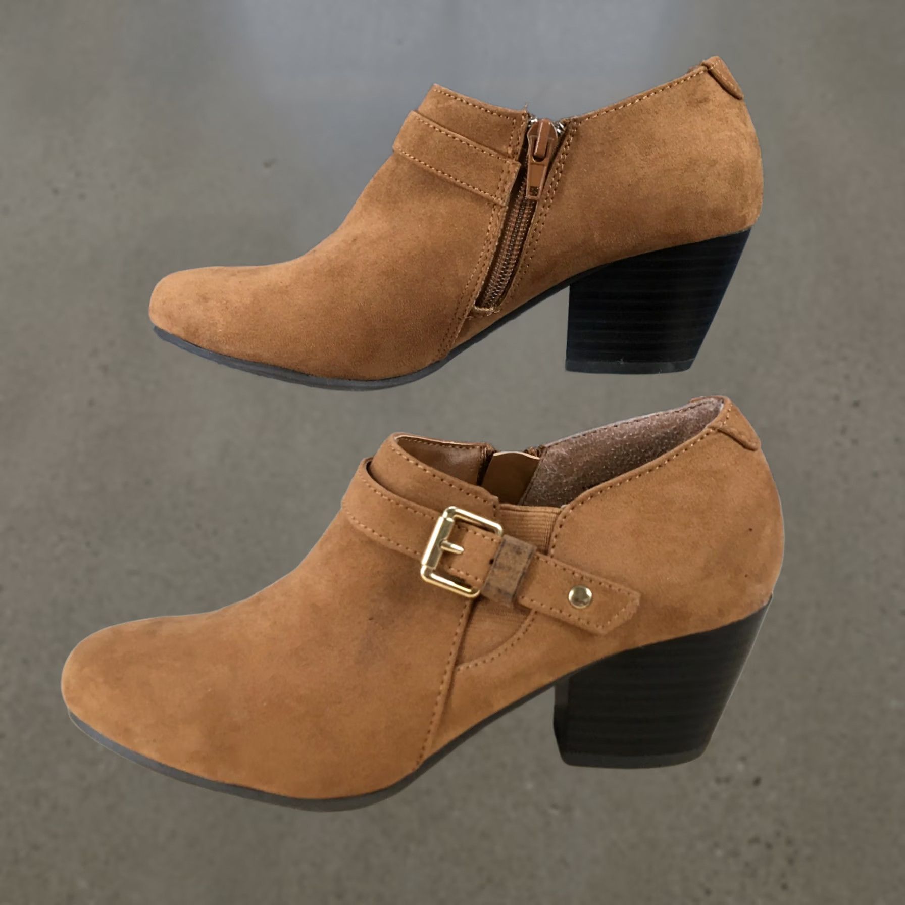 American Eagle Outfitters American Eagle Bootie Womens 7.5 Brown Ankle Heel Casual Fashion Style Shoes Size US 8 / IT 38 - 1 Thumbnail