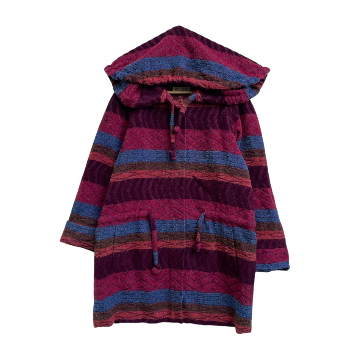 Vintage 🗣️Vintage Japanese Brand Breva Zara Colourful Stripes Jacket Size M / US 6-8 / IT 42-44 - 1 Thumbnail