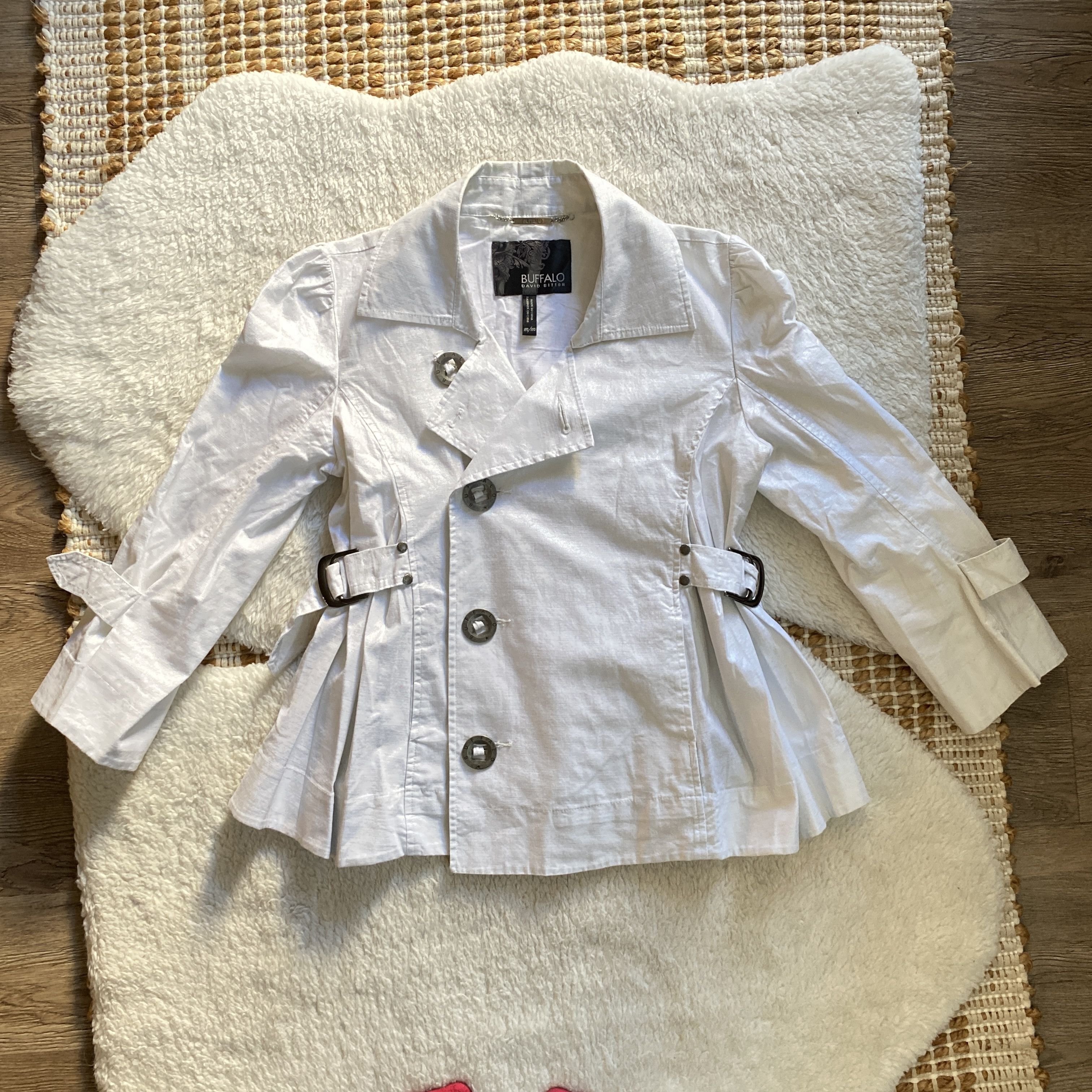 Buffalo David Bitton Buffalo David Bitton White Blazer Jacket Women’s Size M / US 6-8 / IT 42-44 - 17 Thumbnail
