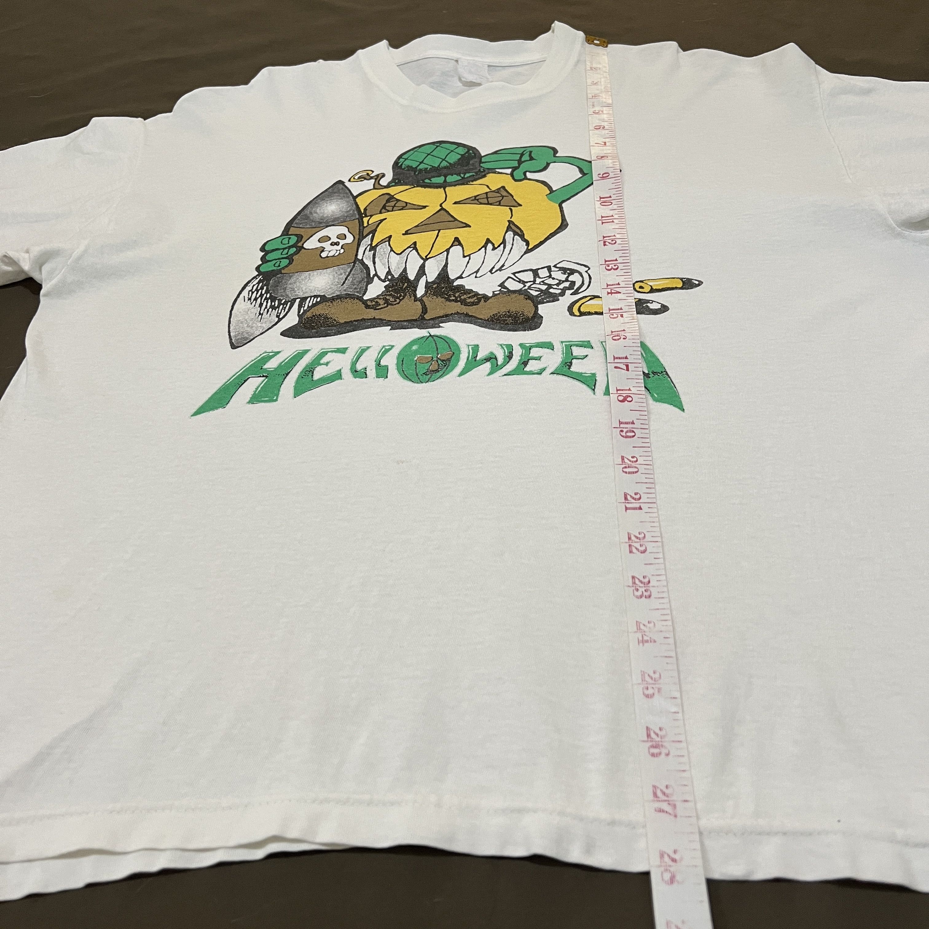 Band Tees × Vintage Vintage Helloween metal band German Promo Tee XL Size US XL / EU 56 / 4 - 7 Thumbnail
