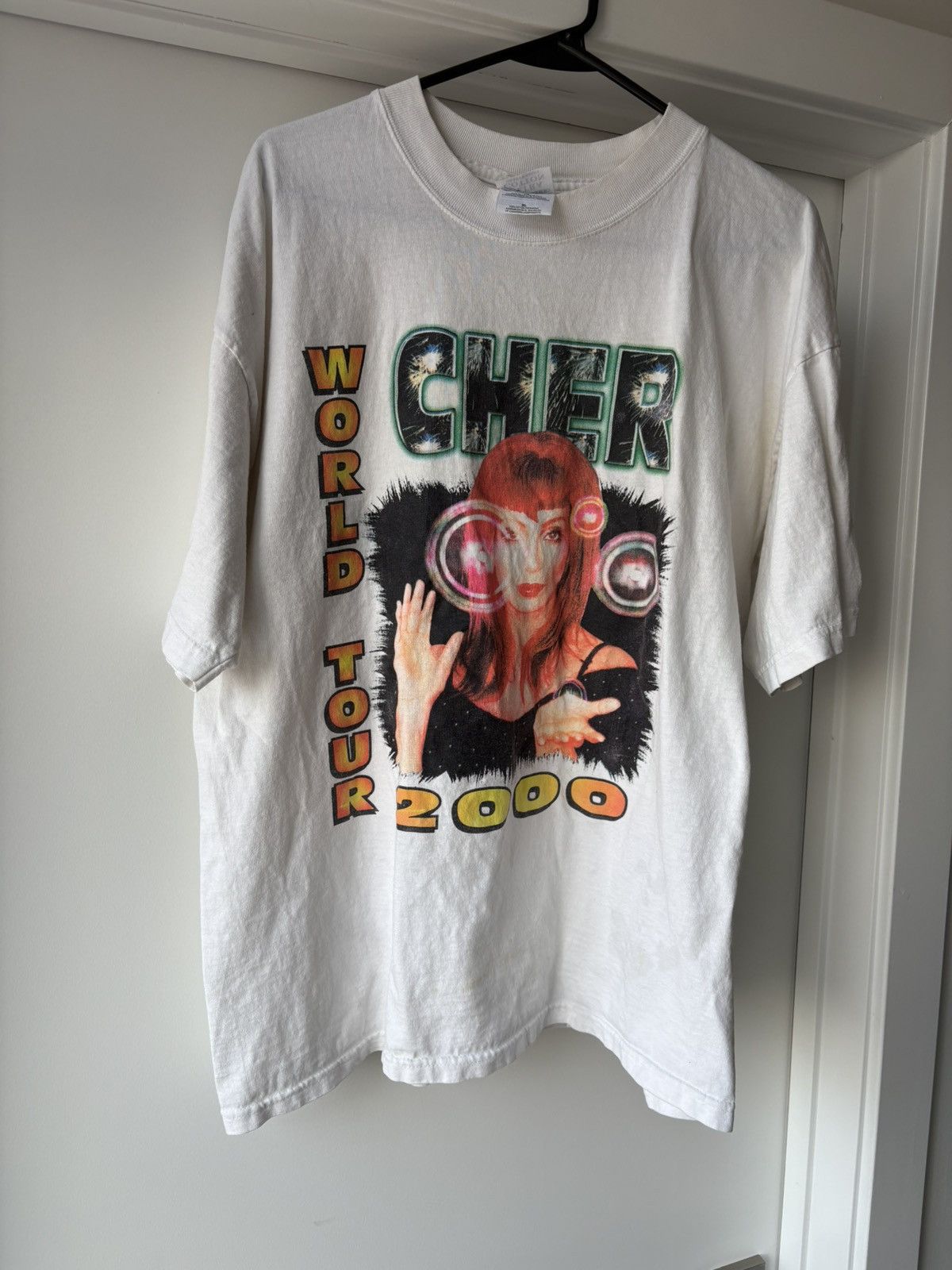 Vintage Vintage Cher 2000 Tour Tee Size US XL / EU 56 / 4 - 1 Thumbnail