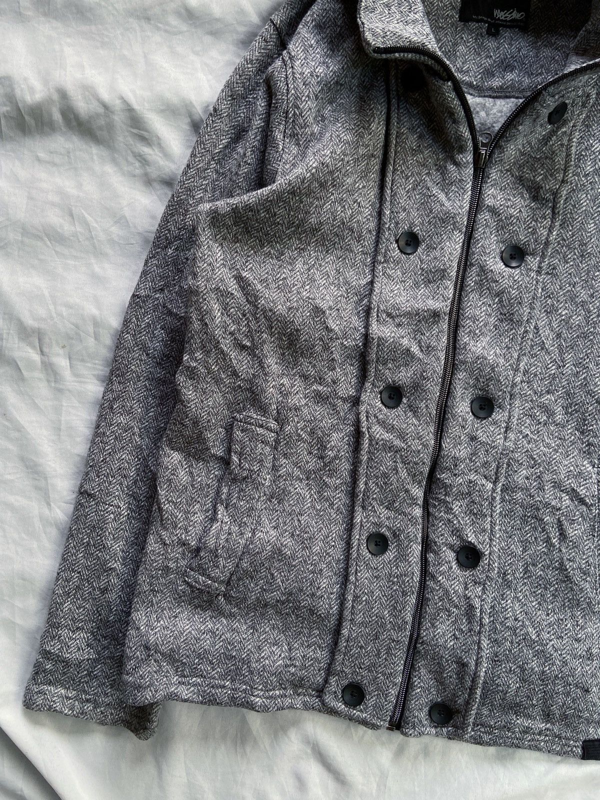 Isamu Katayama Backlash MOSSIMO CASUAL BONO ZIP HOODIE yohji yamamoto style Size US L / EU 52-54 / 3 - 4 Thumbnail