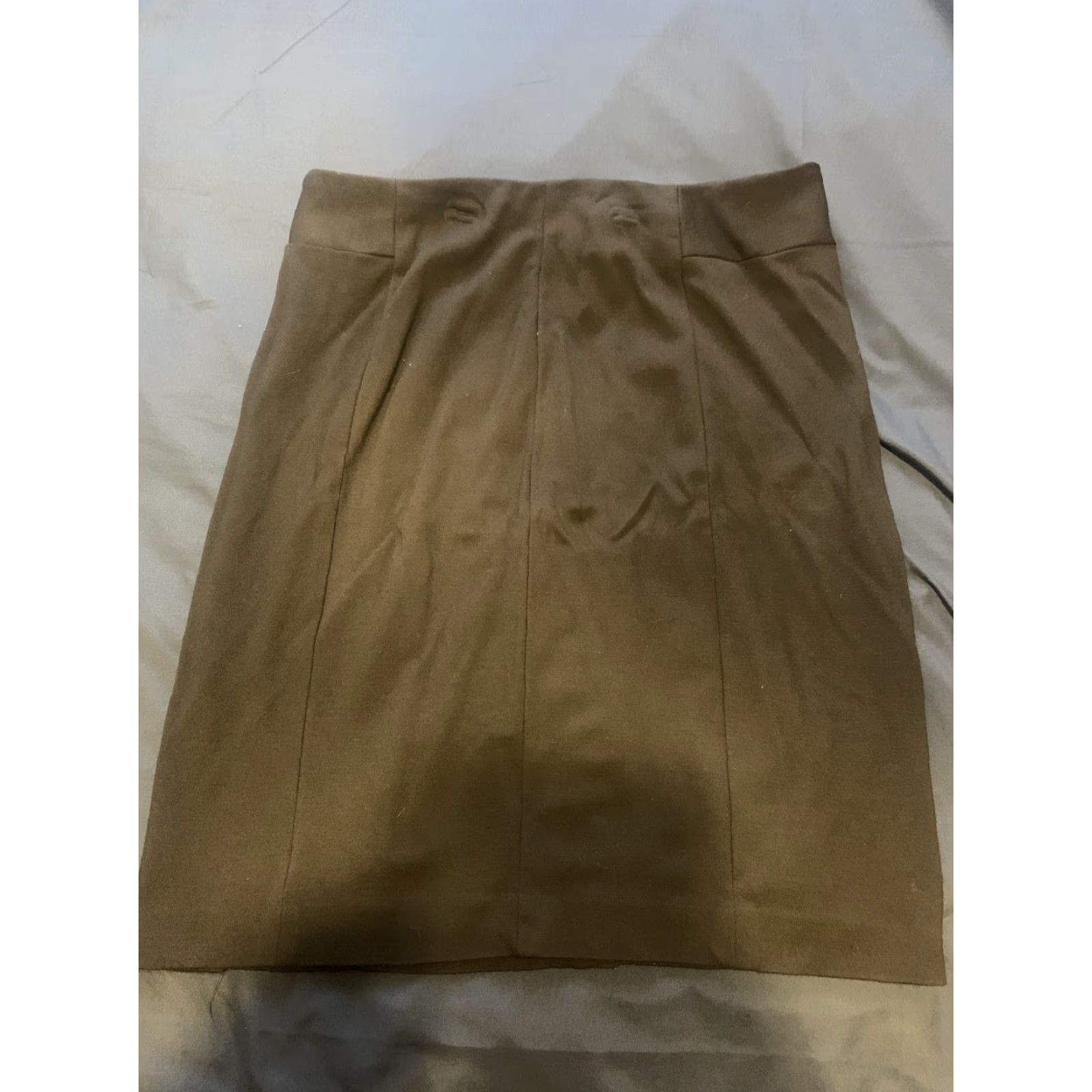 Vintage Grace Elements Skirt Women 8 Black Knee Length Petite Pull-On Polyester Rayon Pre-owned Size 30" / US 8 / IT 44 - 2 Thumbnail