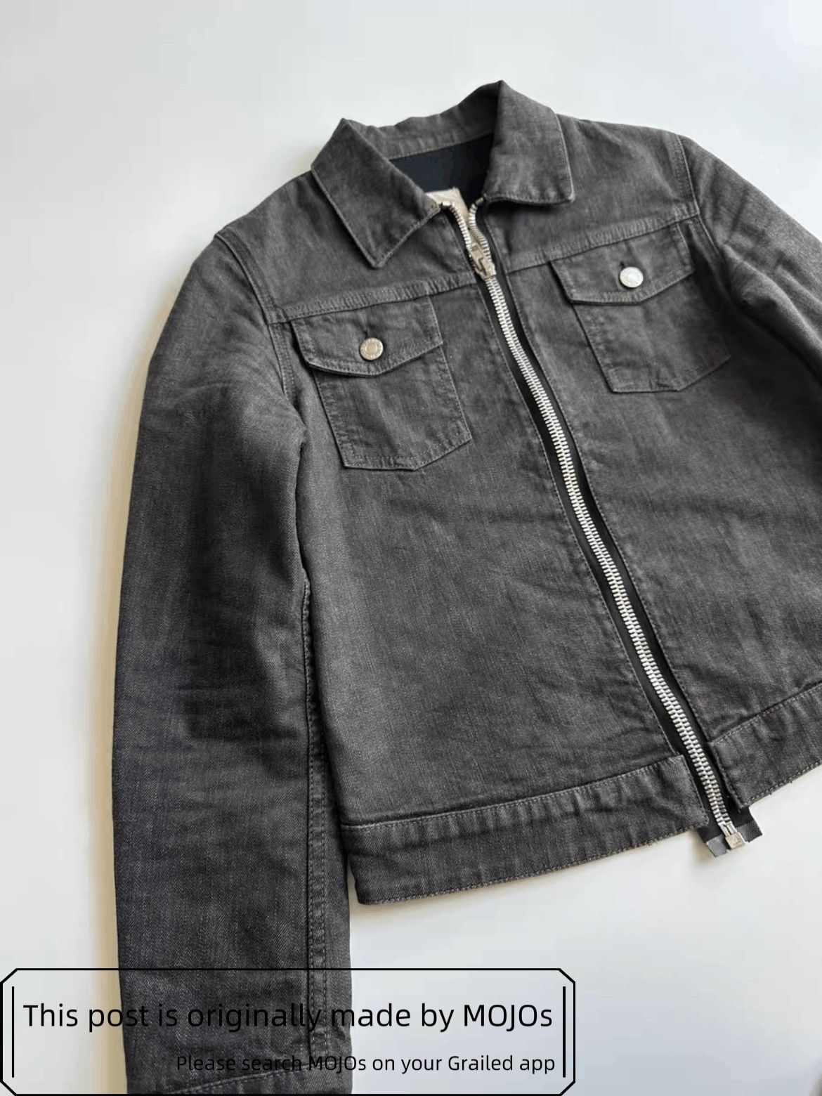 Helmut Lang Helmut Lang Elastic Denim Slim 2 Pocket Jacket mojos Size US M / EU 48-50 / 2 - 2 Thumbnail