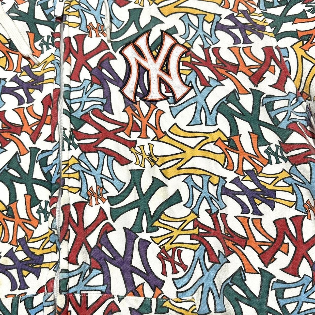 Majestic Vintage Y2K New York Yankees all over print zip up hoodie Size US L / EU 52-54 / 3 - 5 Thumbnail