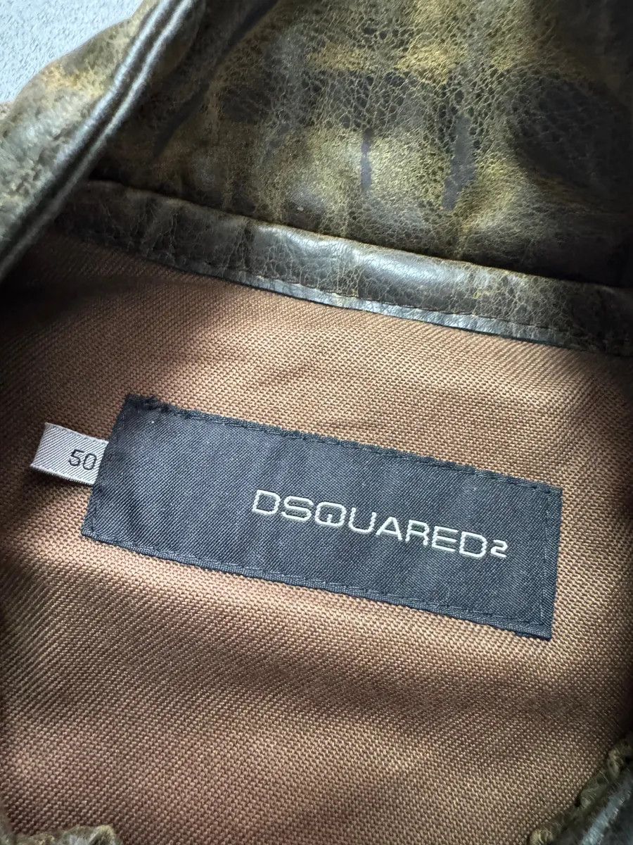 Dsquared2 AW2003 Dsquared2 Biker 2-in-1 Leather Jacket Size US M / EU 48-50 / 2 - 8 Thumbnail