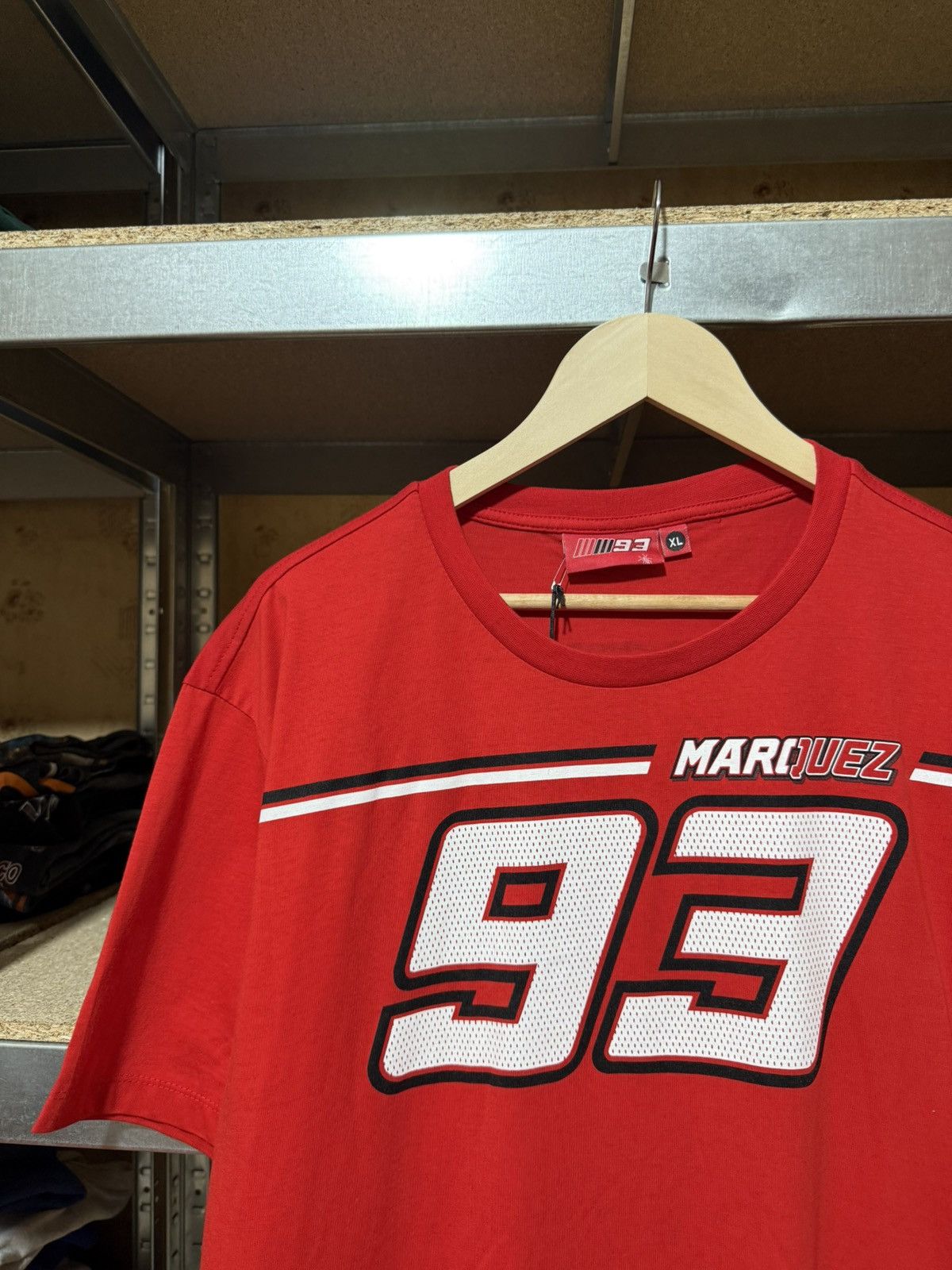 Vintage Official Marc Marquez 93 MM93 Racing Apparel Moto T-Shirt Size US XL / EU 56 / 4 - 5 Thumbnail