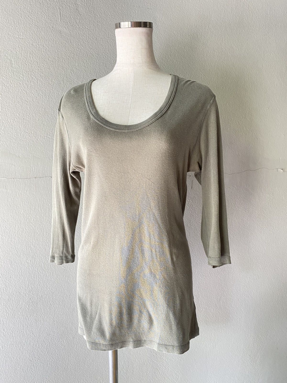 Attachment Attachment Dark Green 3/4 Sleeve T-Shirt Size ONE SIZE - 8 Thumbnail