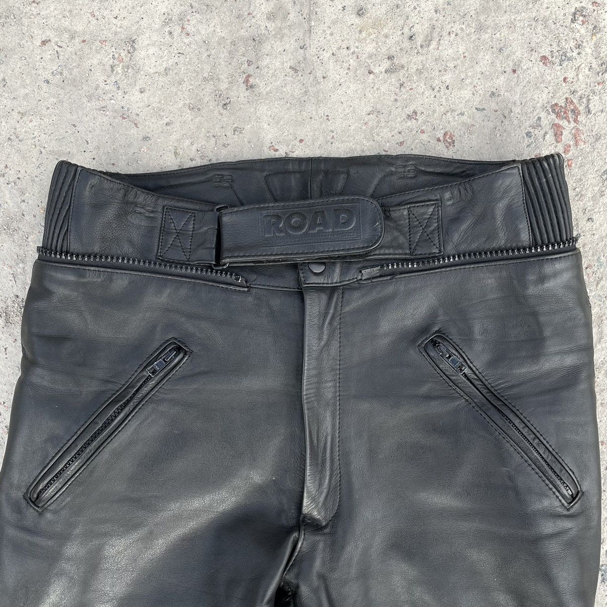 Other Vintage Moto Leather Pants Road 34 Size 90s USA Y2K Size US 34 / EU 50 - 5 Thumbnail