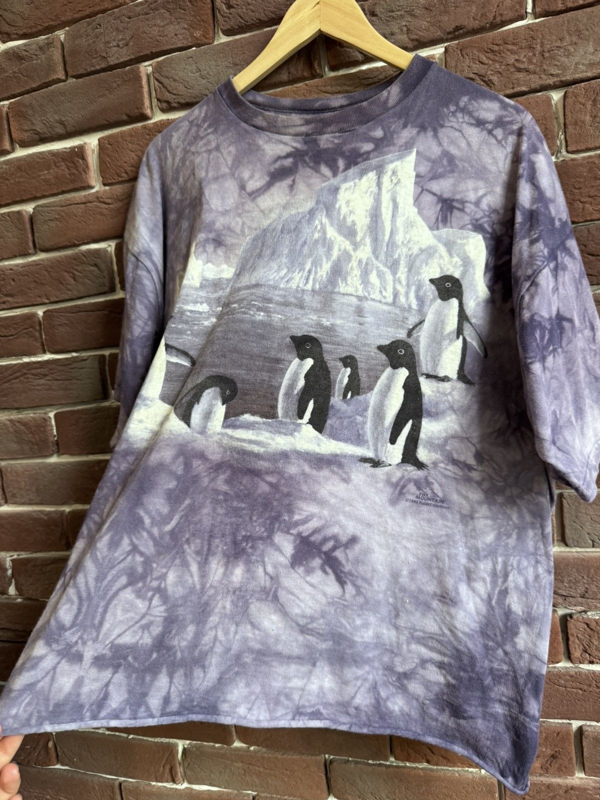 The Mountain Vintage 90s The Mountain Tie Dye Graphic Tee Penguins Cute Size US L / EU 52-54 / 3 - 5 Thumbnail