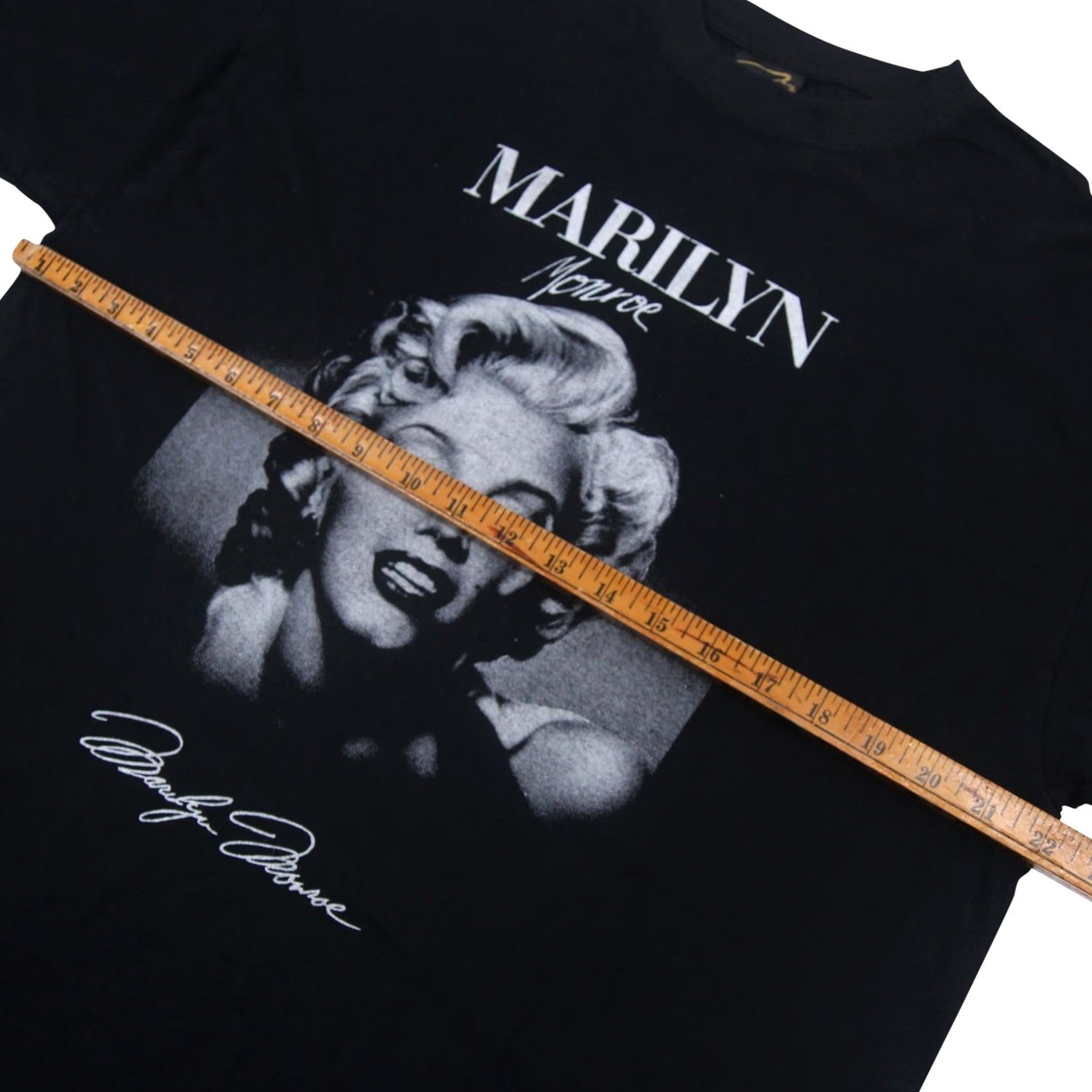 Vintage VINTAGE Marilyn Monroe Mens XL T Shirt Black Graphic Size US XL / EU 56 / 4 - 4 Thumbnail