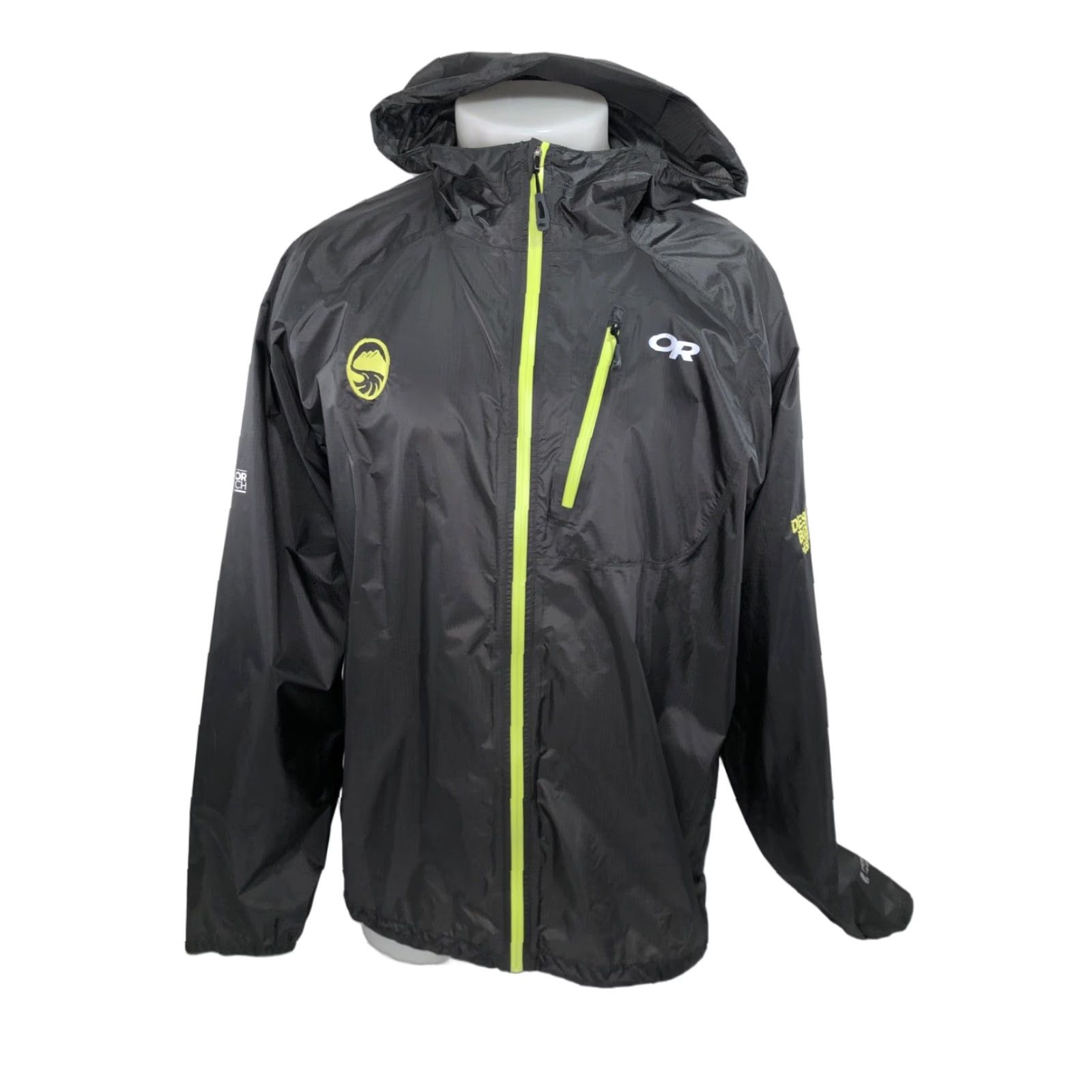 Outdoor Research Outdoor Research Windbreaker Jacket XL Mens Gray Hooded Nylon Jacket Deschutes Brewery Oregon EXC Size US XL / EU 56 / 4 - 1 Thumbnail
