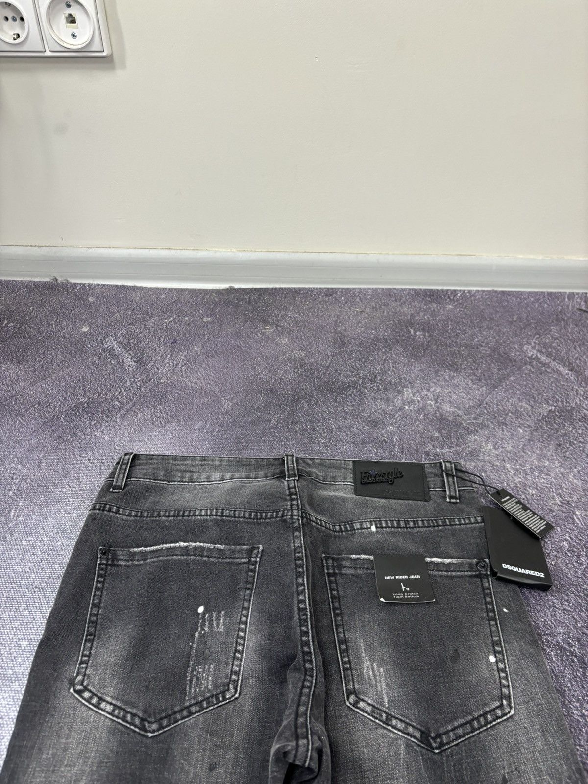 Dsquared2 Dsquared2 Distressed Denim NEW Black Luxury Slim Jeans Size US 30 / EU 46 - 13 Thumbnail