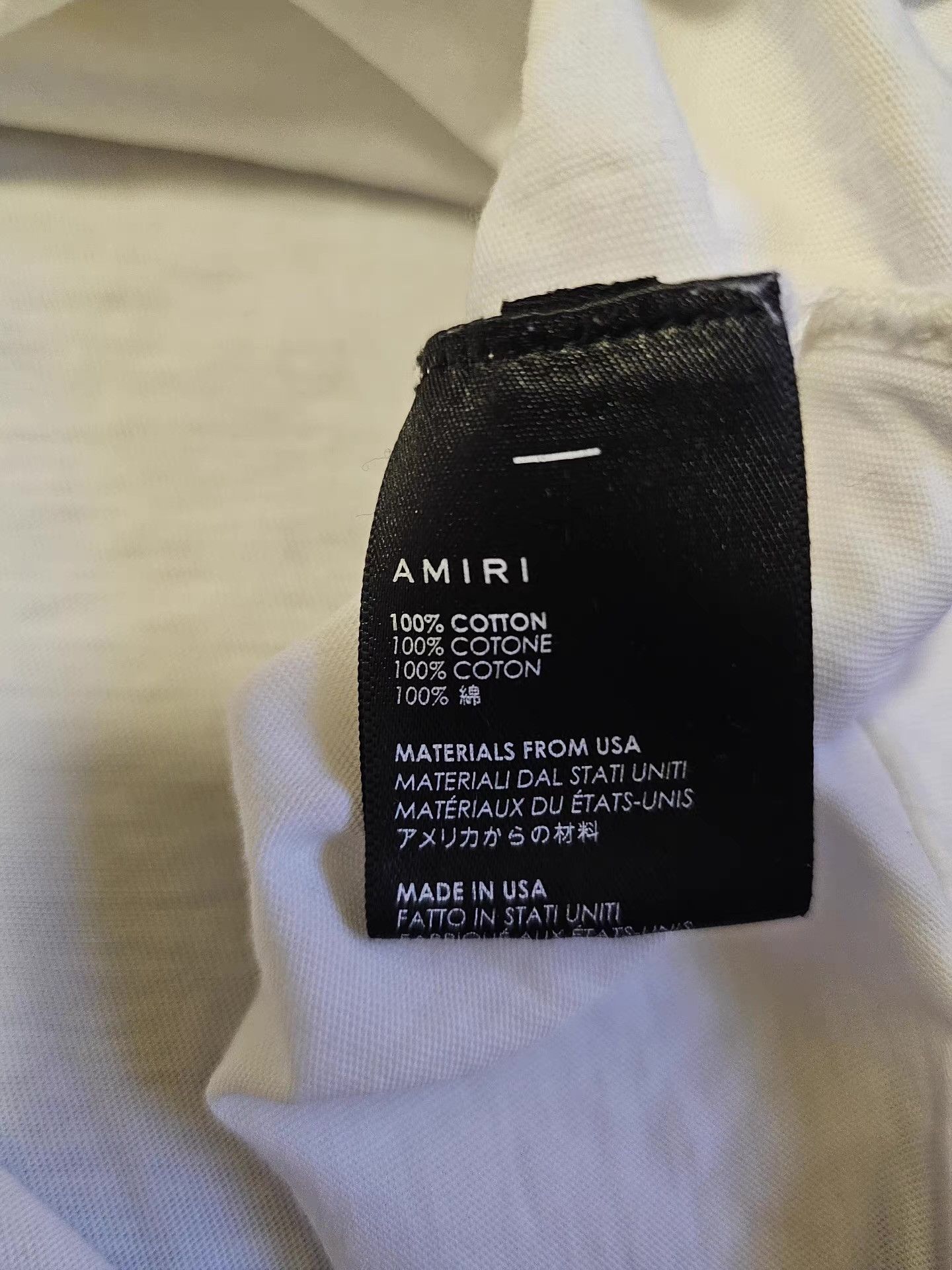 Amiri Amiri Short Sleeve T-Shirt Size US XXL / EU 58 / 5 - 5 Thumbnail