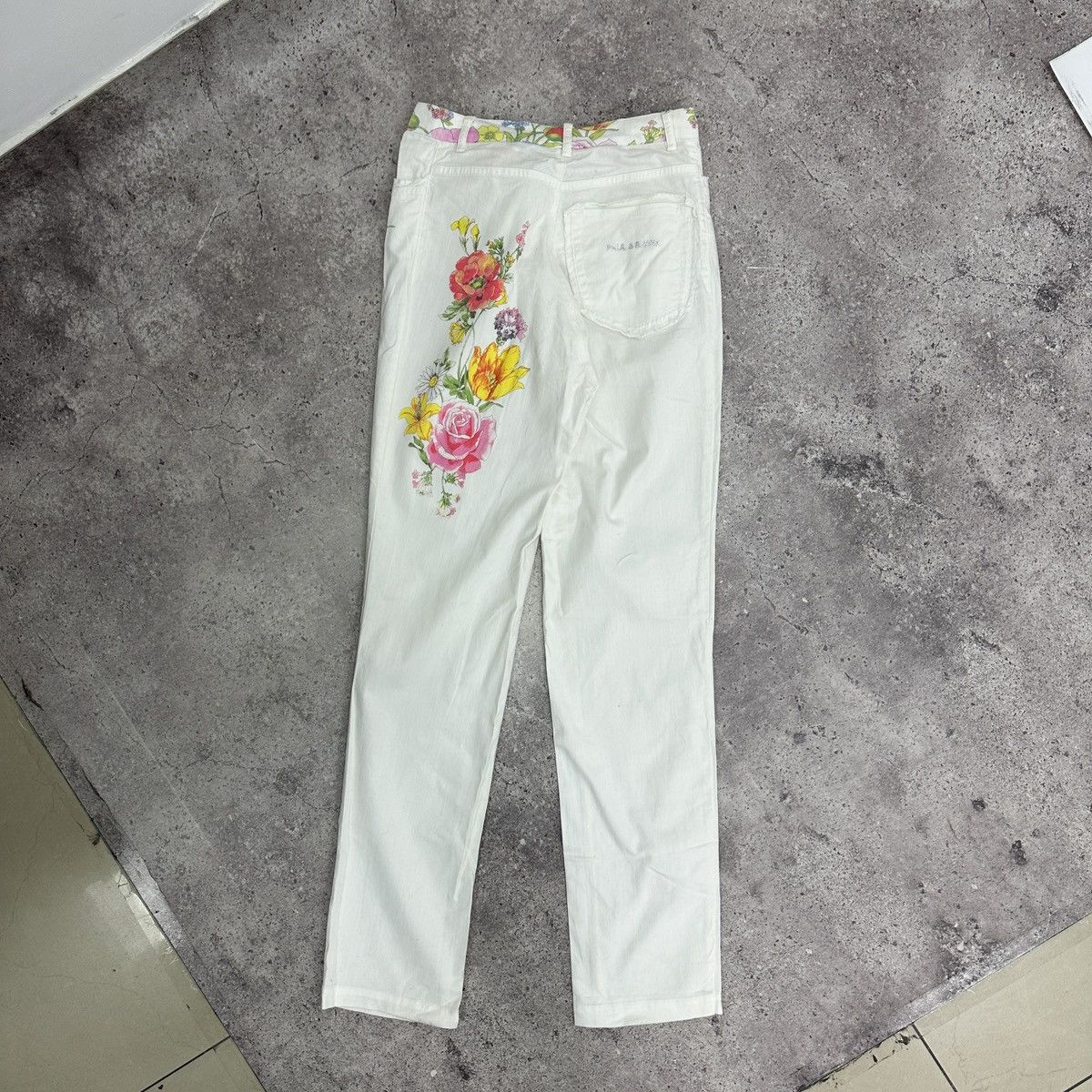 Paul & Shark Vintage 00s Paul & Shark Yachting Floral print jeans y2k og Size 30" / US 8 / IT 44 - 1 Thumbnail