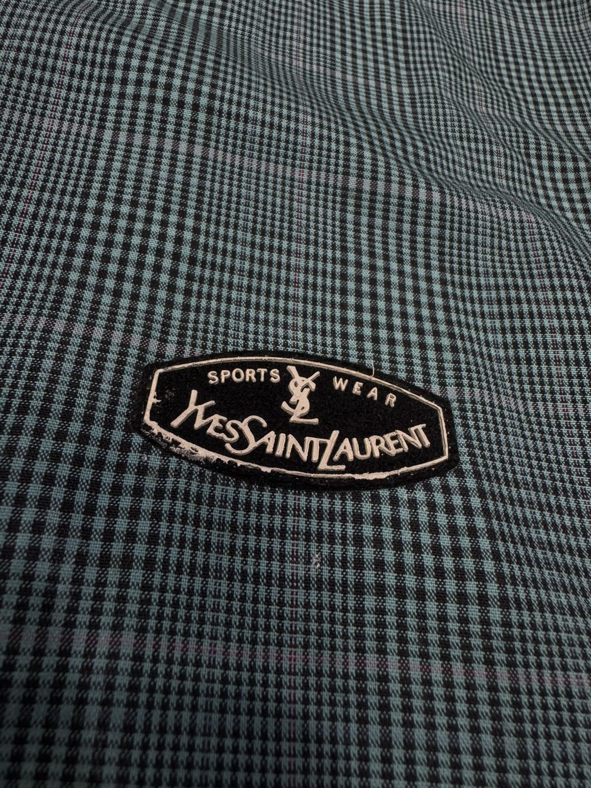 Yves Saint Laurent YVES SAINT LAURENT SPORTS WEAR HOUNDSTOOTH JACKET Size US XL / EU 56 / 4 - 4 Thumbnail