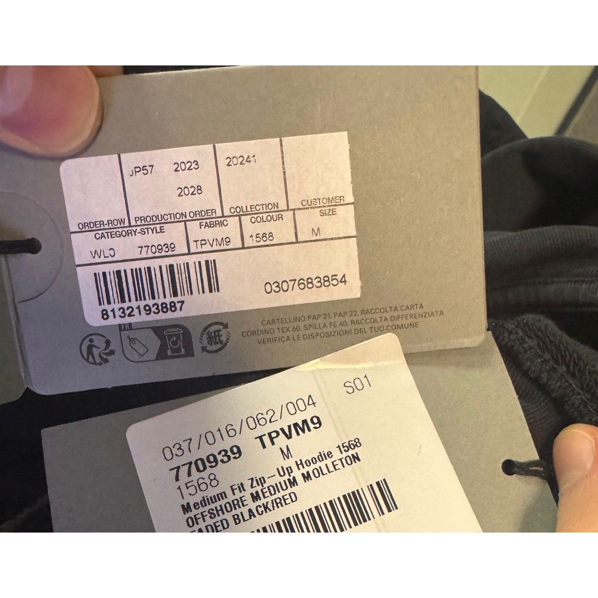 Balenciaga o1rshd1 Offshore Hoodie in Black Size US M / EU 48-50 / 2 - 18 Thumbnail