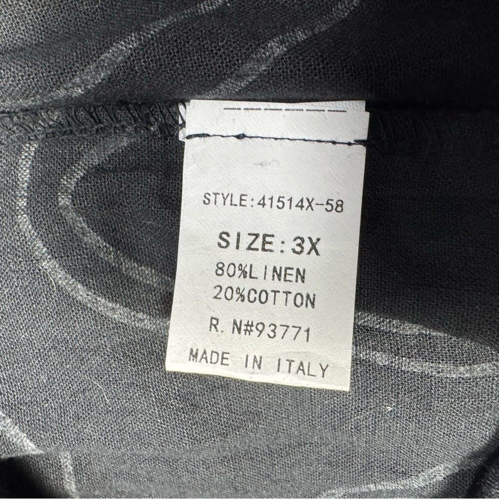 Other NWT New Cristina Vergani Made In Italy Linen Blend Jumpsuit Size 40" / US 18 - 7 Thumbnail