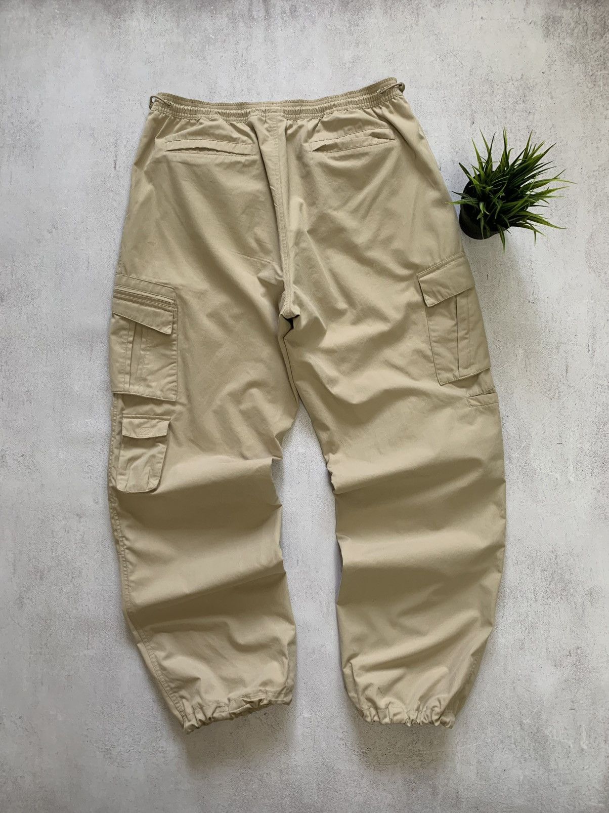 Nike × Vintage Vintage Nike Pants Track Cargo Nylon Baggy Double Knee 90s Size US 36 / EU 52 - 5 Thumbnail