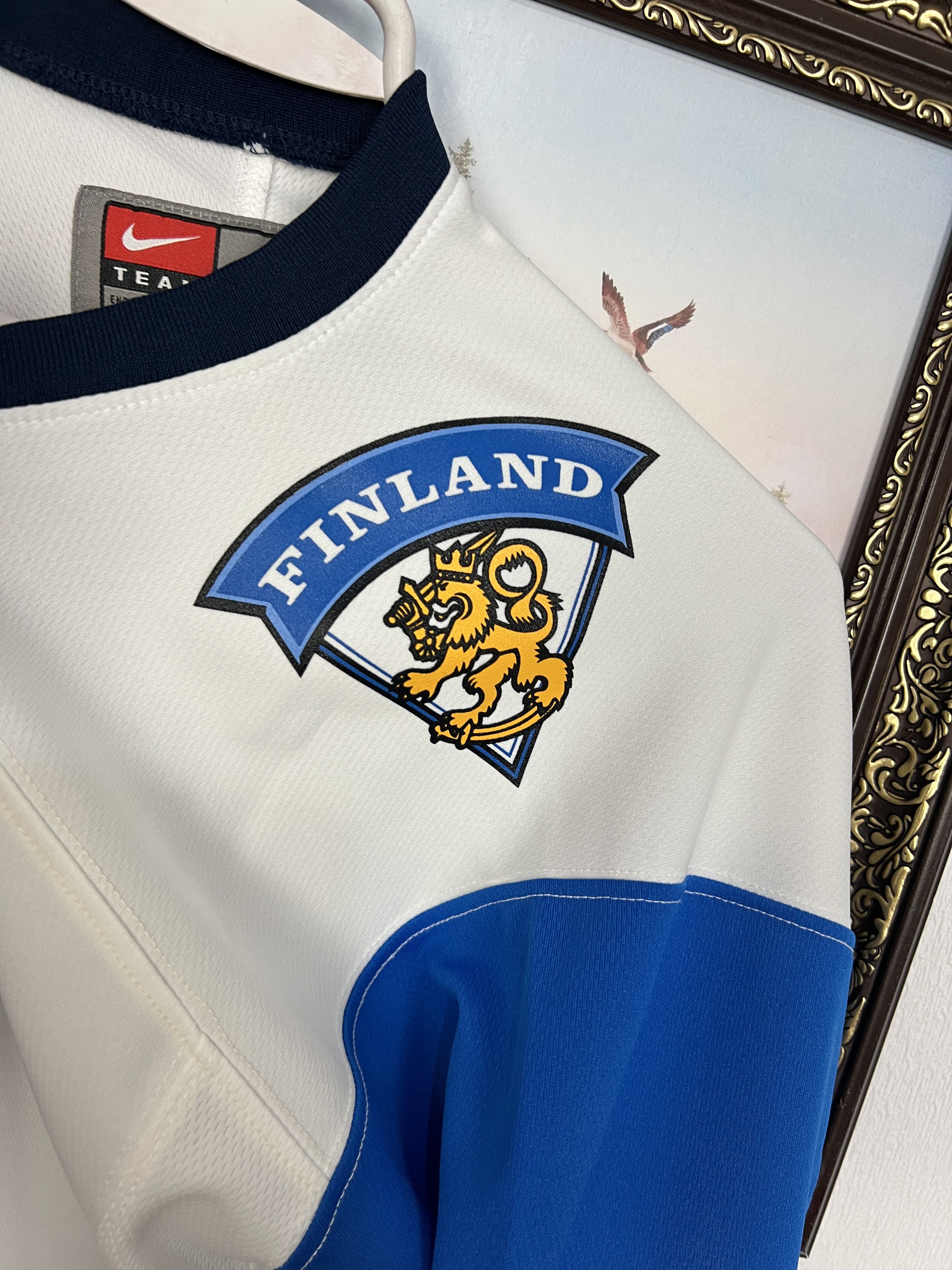 Nike Finland Ice Hockey National Team Jersey #12 Morko Shirt Size US M / EU 48-50 / 2 - 5 Thumbnail