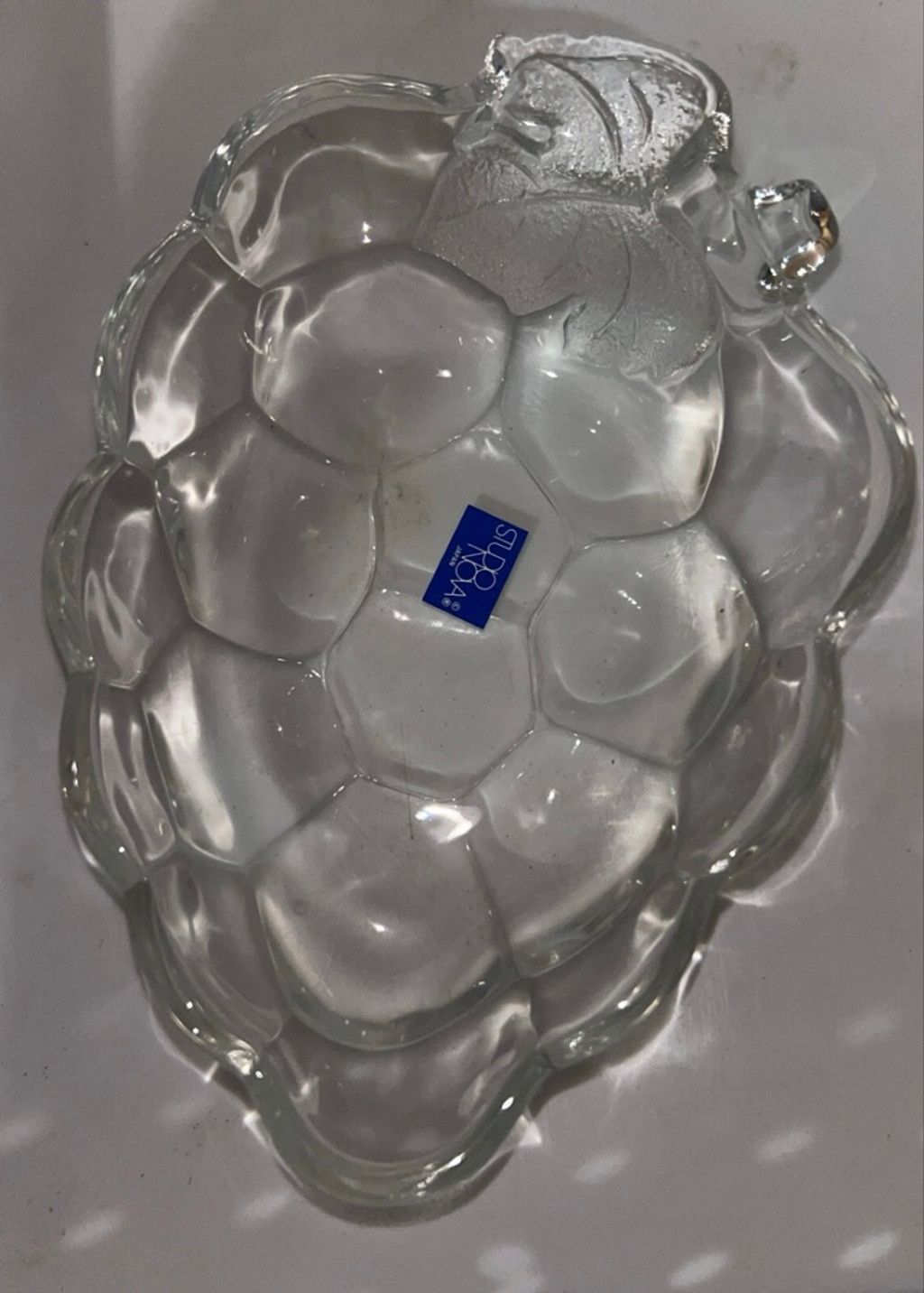 Other Studio Nova Clear Glass Grape Design Serveware jewel Bowl Size ONE SIZE - 4 Thumbnail