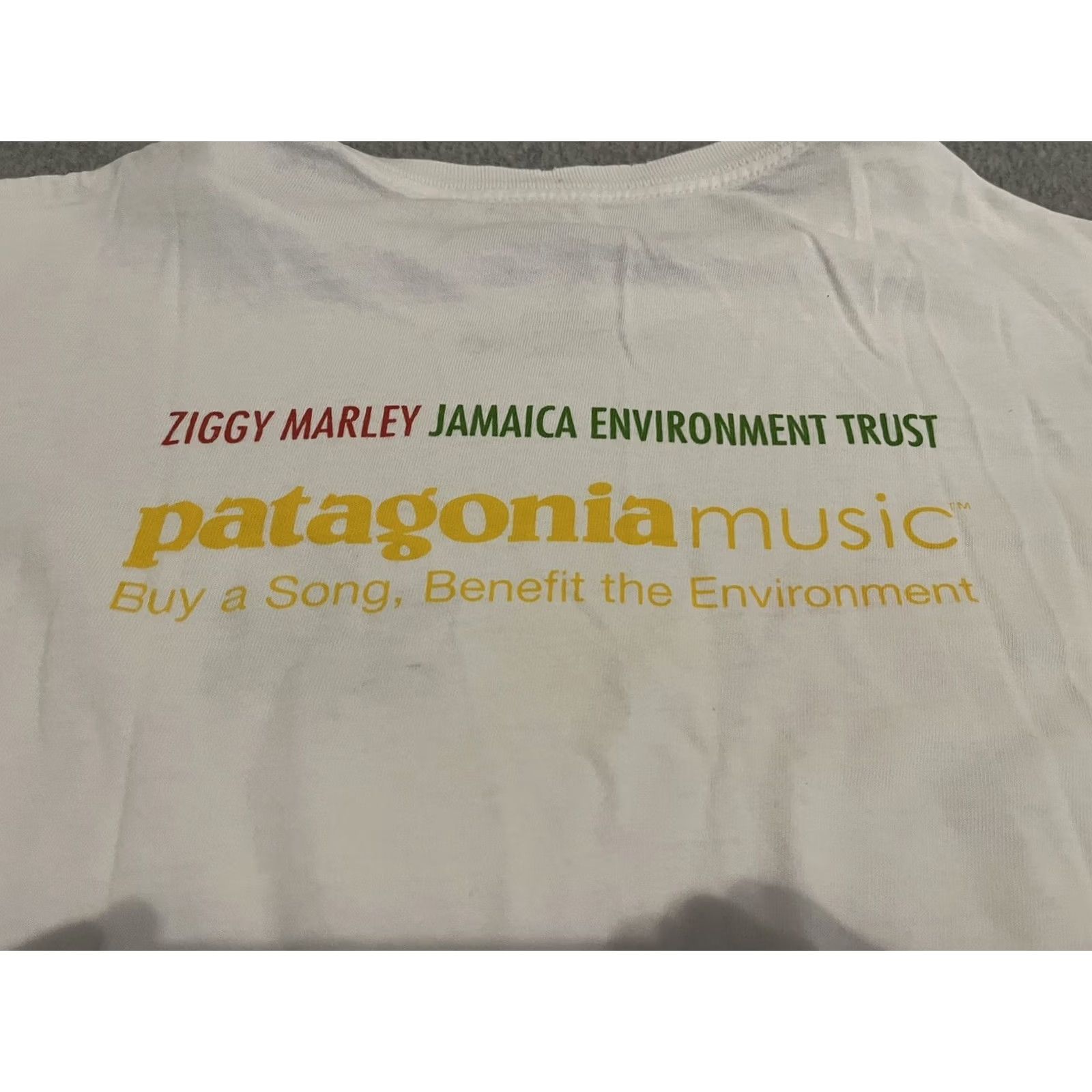 Patagonia Patagonia T-Shirt White S Mens Short Sleeve Music Ziggy Marley Jamaica Environment Trust Shirt Size US S / EU 44-46 / 1 - 4 Thumbnail