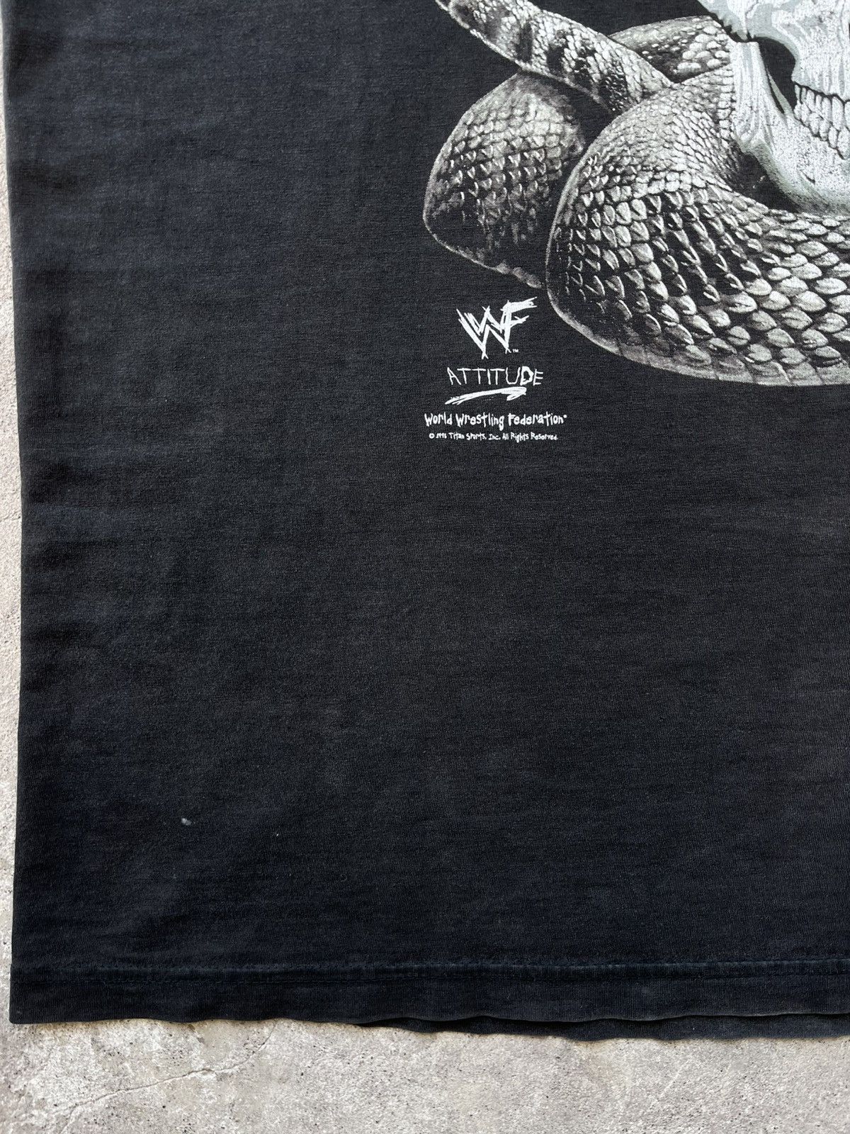 WWF 1998 Stone Cold Steve Austin Rattlesnake Skull Size US XXL / EU 58 / 5 - 6 Thumbnail