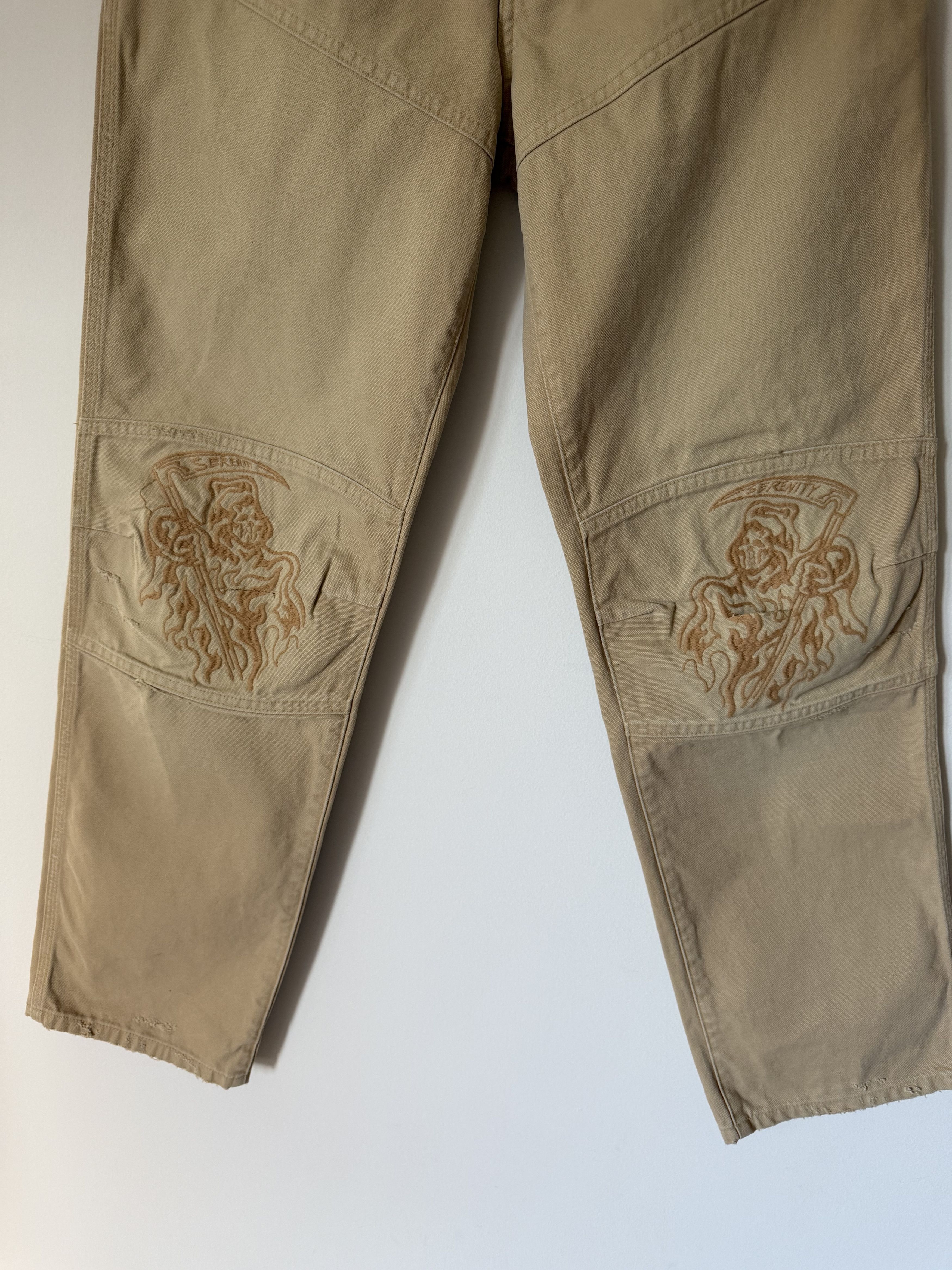 Warren Lotas Warren Lotas Normal Person Biker Pants in Khaki Size US 32 / EU 48 - 3 Thumbnail