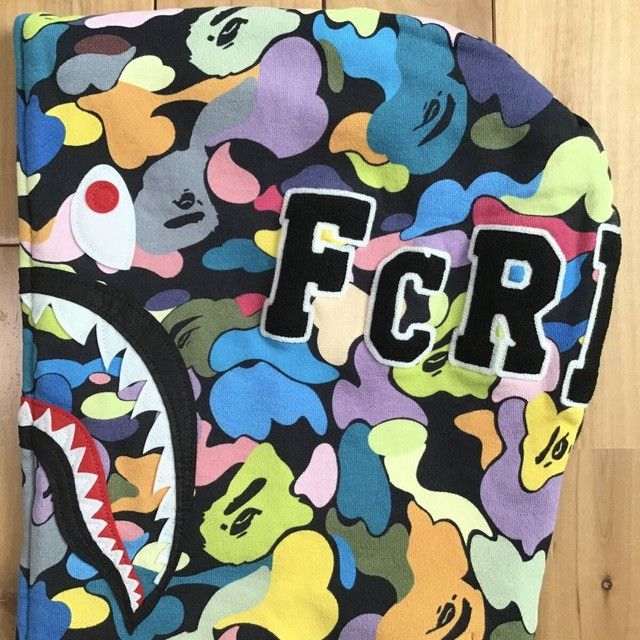 Bape × F.C.R.B BAPE × FCRB multi camo Shark full zip hoodie a bathing ape Size US L / EU 52-54 / 3 - 5 Thumbnail