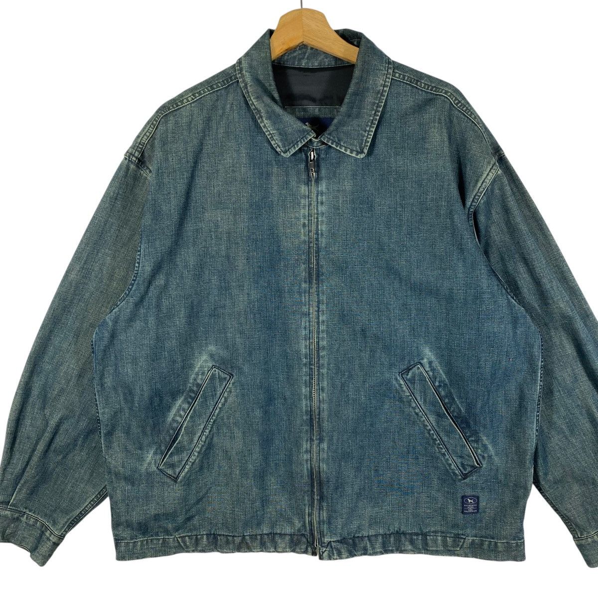 Japanese Brand Vintage Unique Retro Ken Collection indigo denim Zipper Size US L / EU 52-54 / 3 - 4 Thumbnail