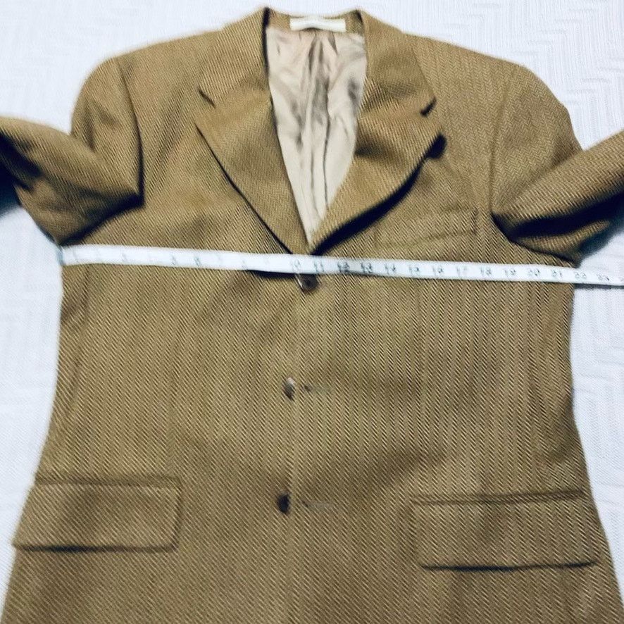 Ralph Lauren Ralph Ralph Lauren caramel brown chevron alpaca blazer Size 40L - 7 Thumbnail
