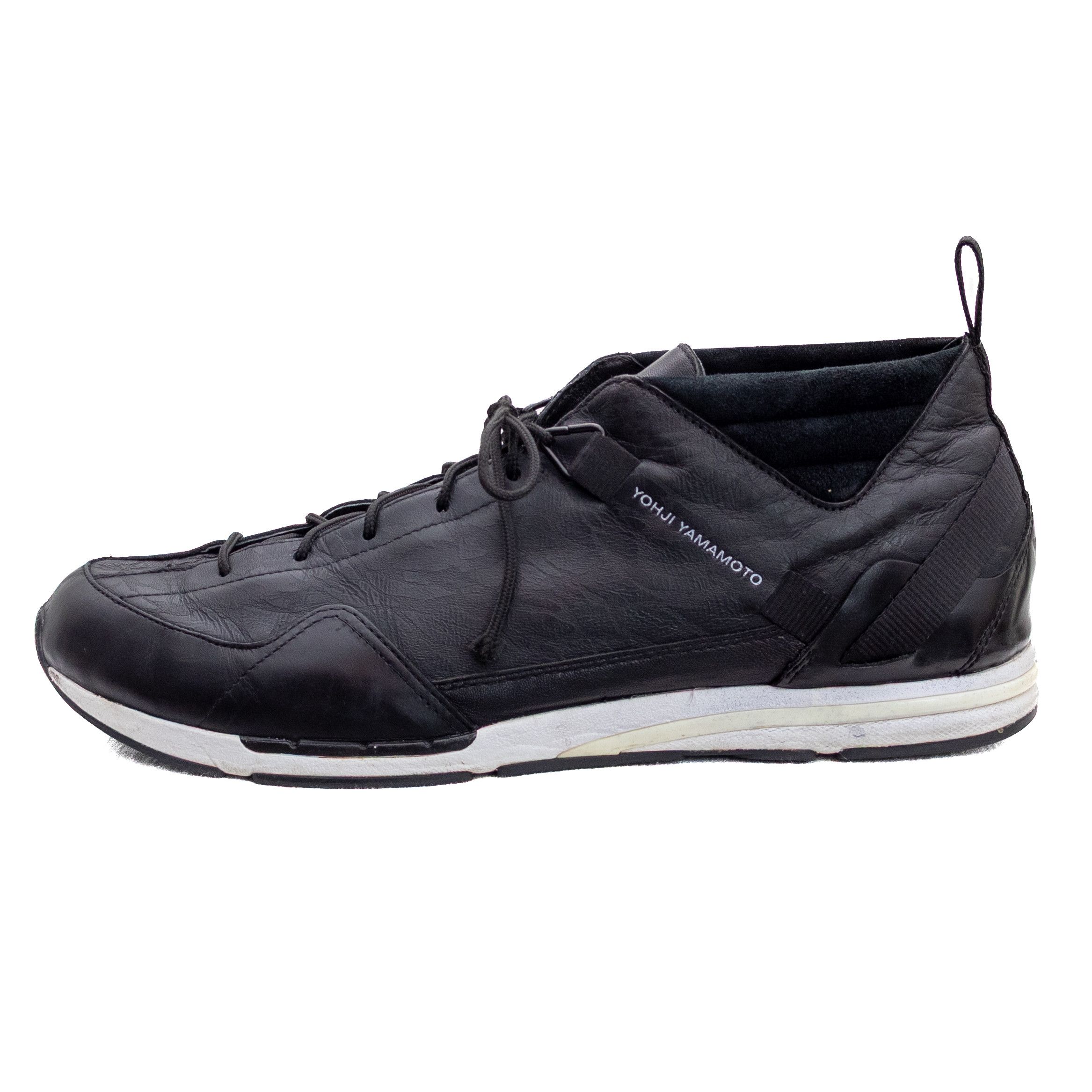 Adidas × Y-3 Y-3 Yohji Yamamoto x Adidas Men’s Black Lark Sneakers 10.5 Size US 10.5 / EU 43-44 - 2 Thumbnail