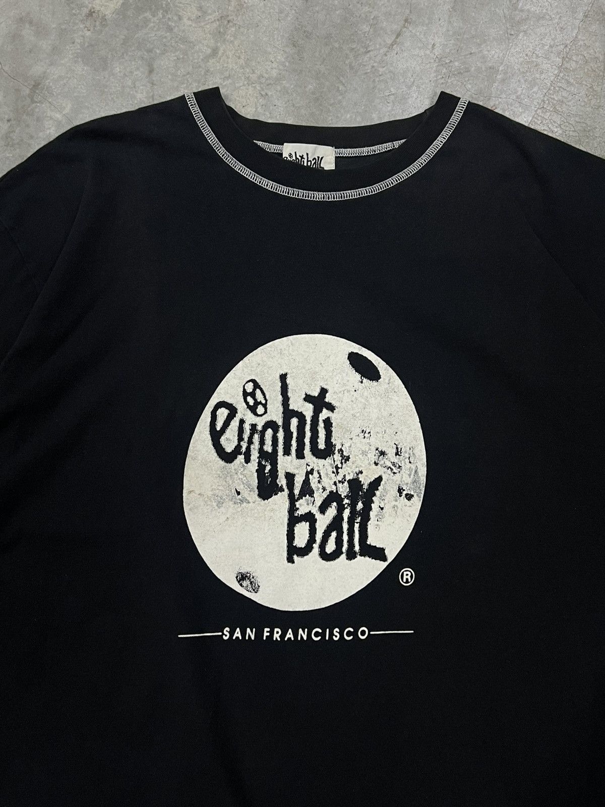 Band Tees Vintage 90s Eight Ball Records San Francisco T-Shirt Size US L / EU 52-54 / 3 - 3 Thumbnail