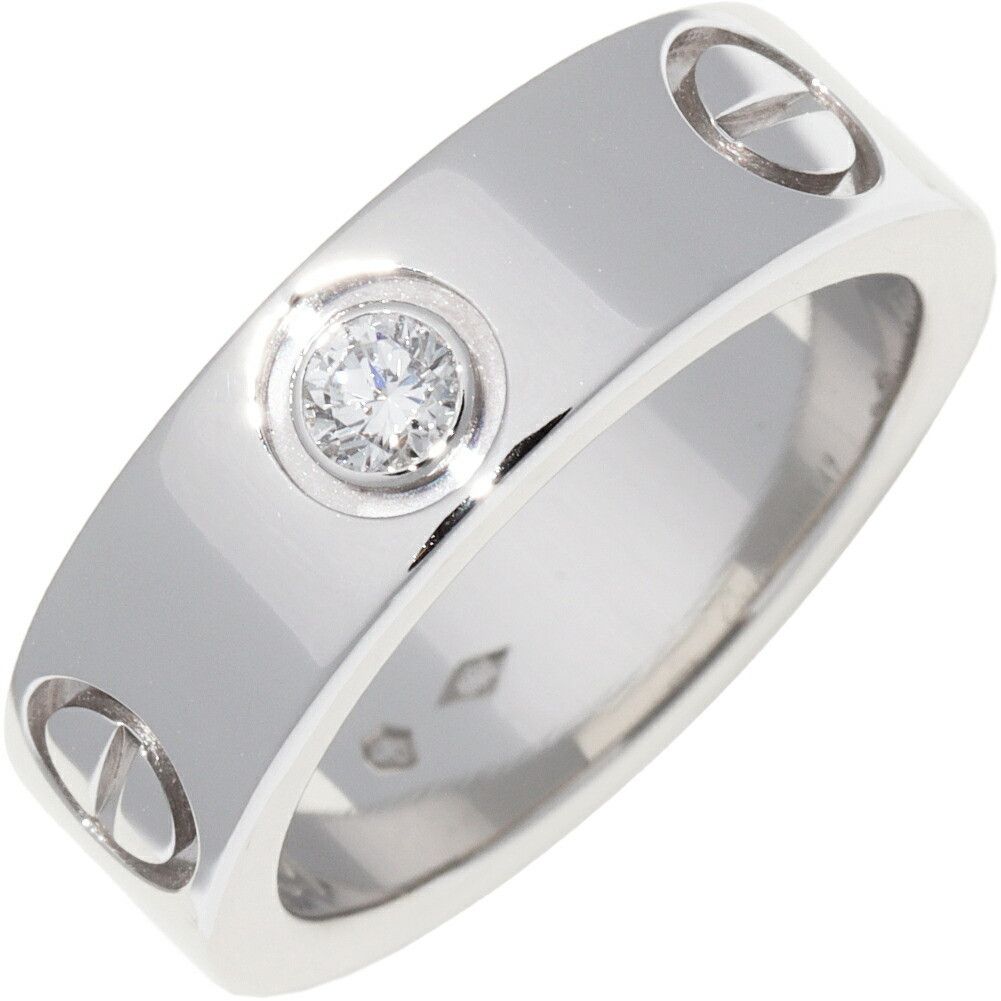 Cartier Cartier Cartier Love Pt950 Diamond Ring Size 47 Precious Metal Ring B40467 DUTY FREE for USA Size ONE SIZE - 1 Thumbnail