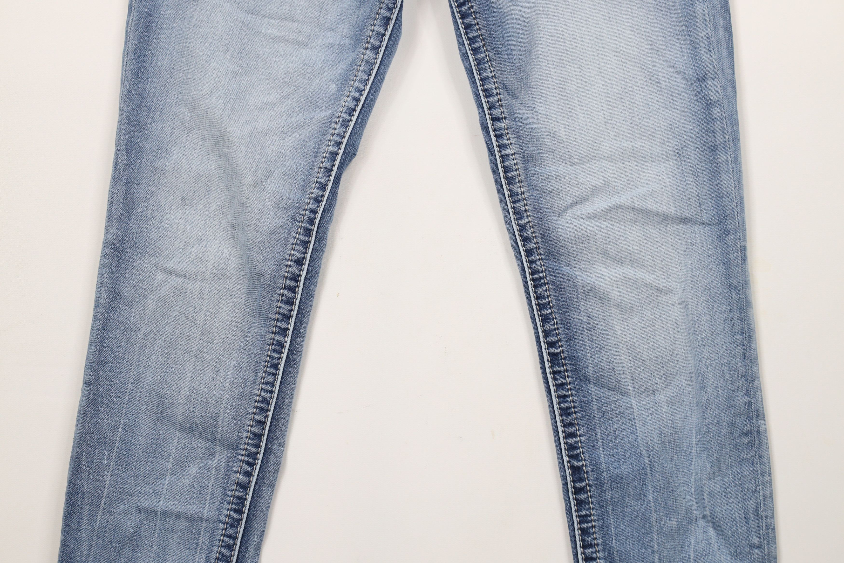 Miss Me × Vintage Miss Me Bling Mid Rise Easy Skinny Leg Denim Jeans Blue Size 27" / US 4 / IT 40 - 3 Thumbnail